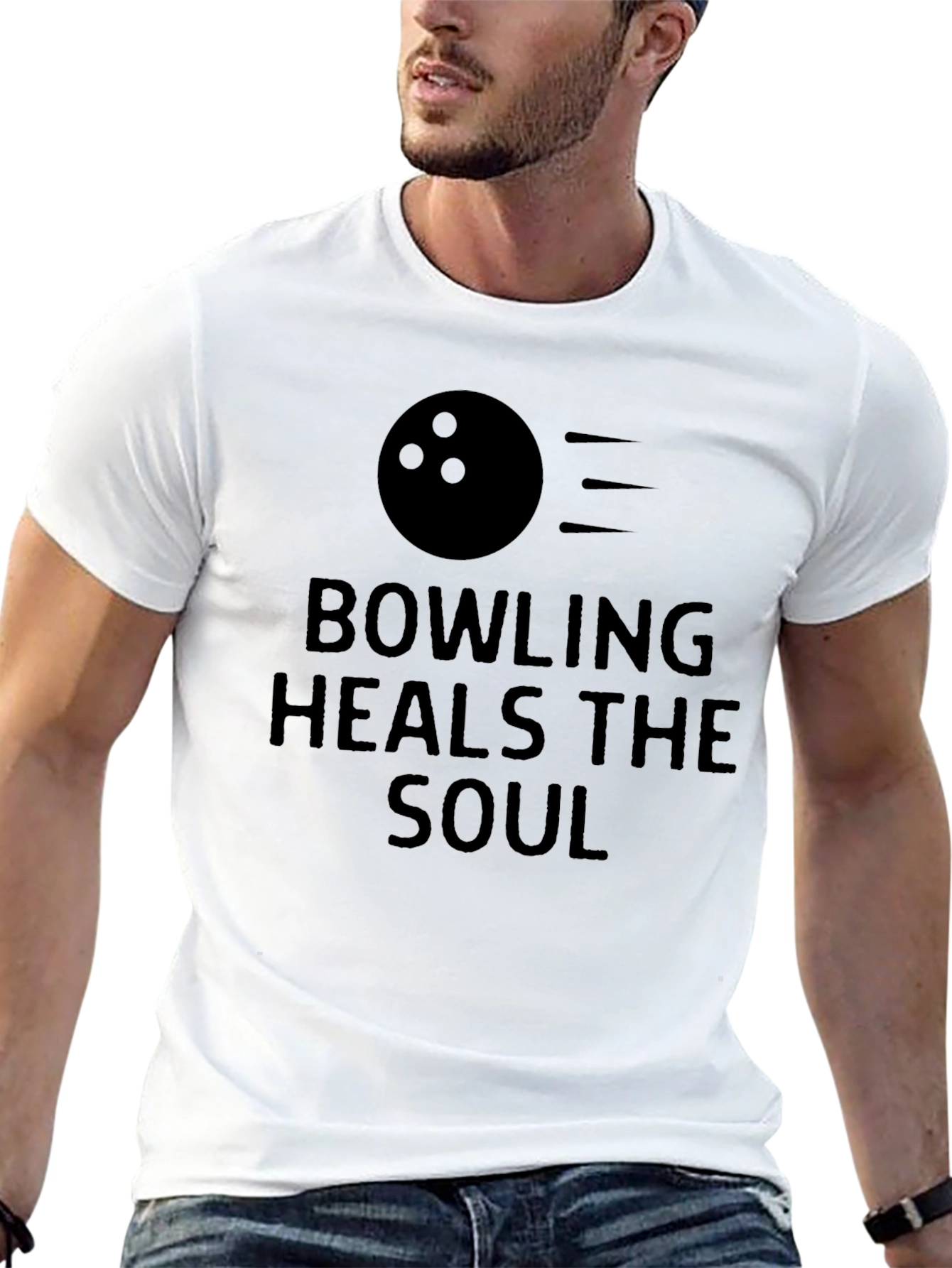 Bowling Heals the Soul Graphic Tee