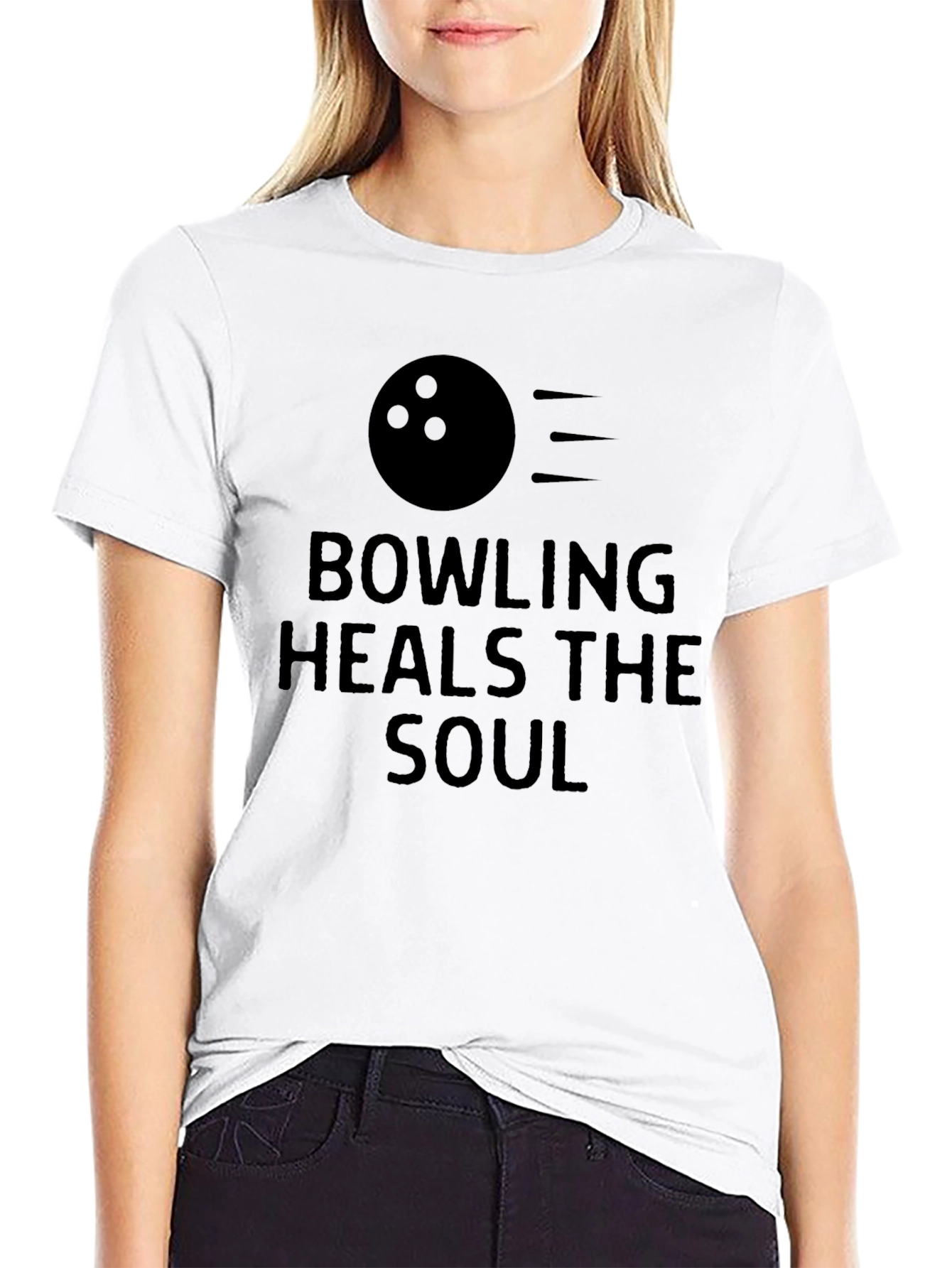 Bowling Heals the Soul Graphic Tee