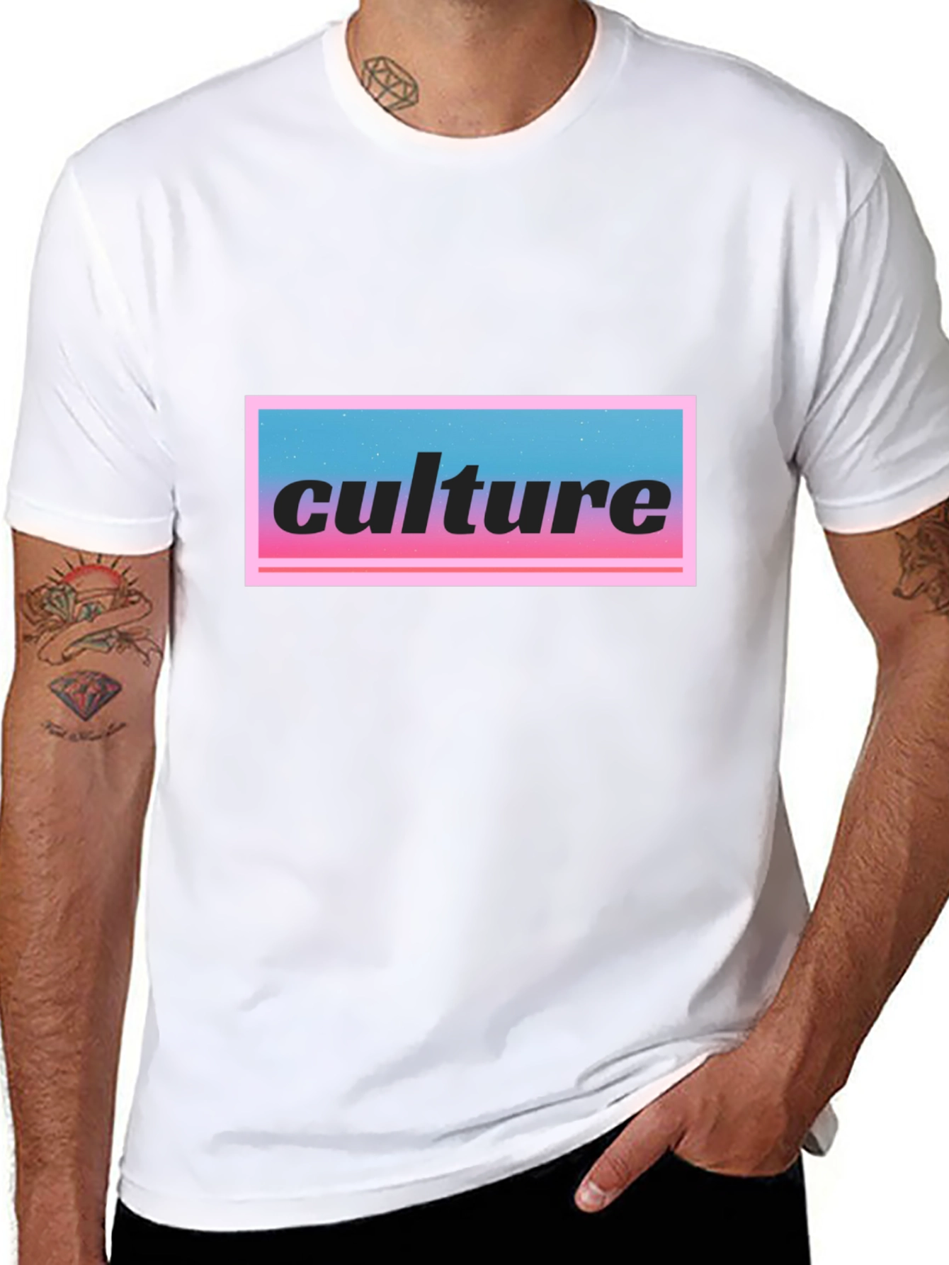 Culture Graphic Tee - Retro Aesthetic T-Shirt