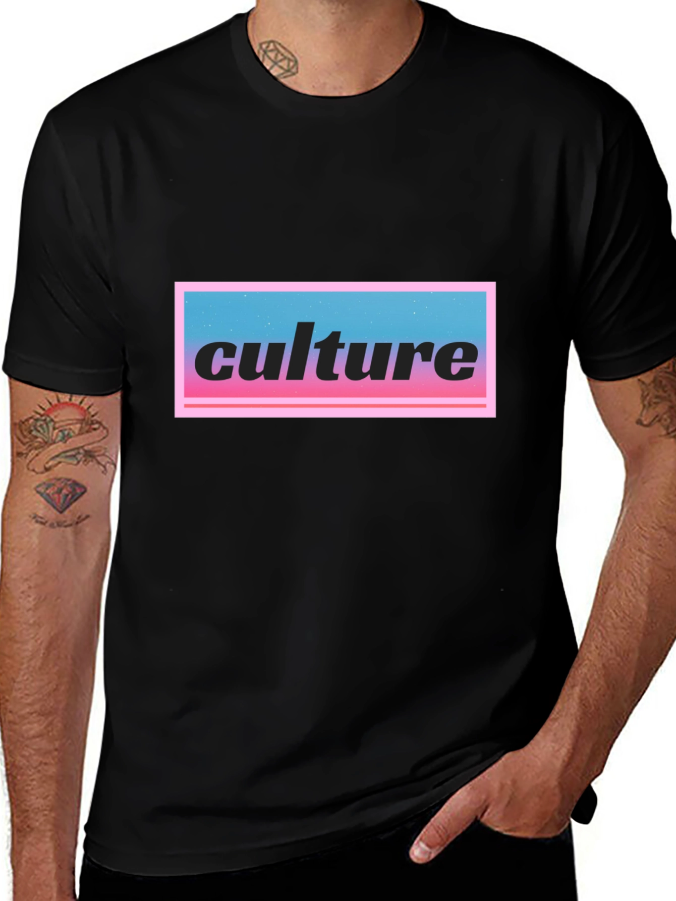Culture Graphic Tee - Retro Aesthetic T-Shirt