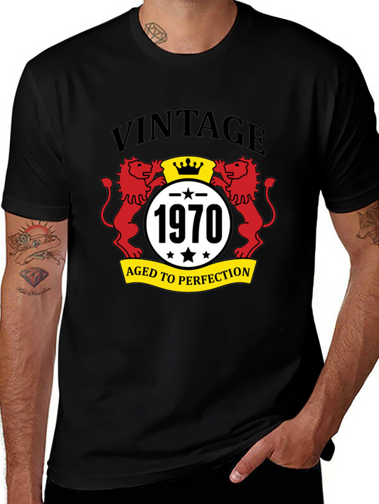 Vintage 1970 Aged to Perfection Graphic Tee