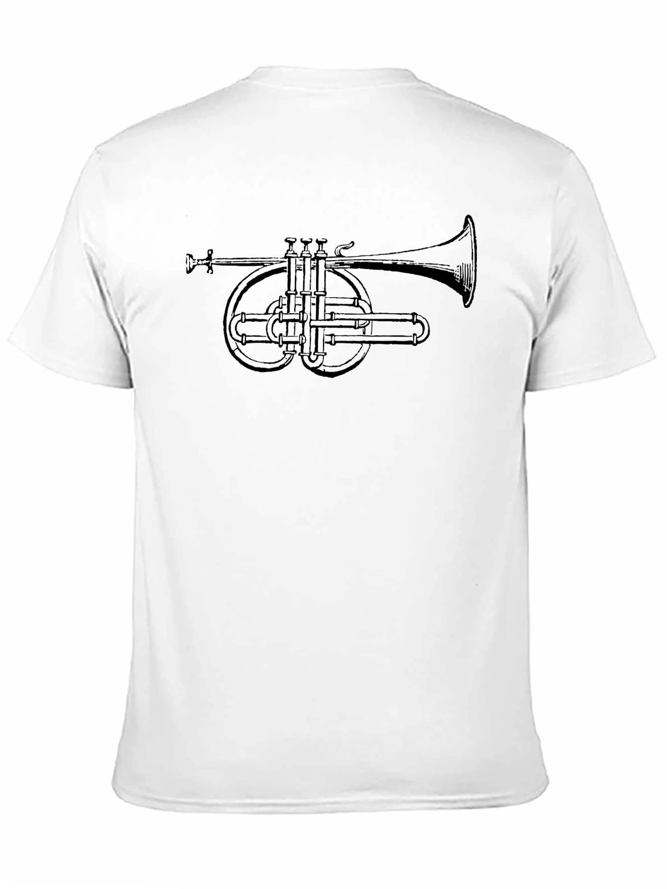 Trumpet Graphic Black T-Shirt