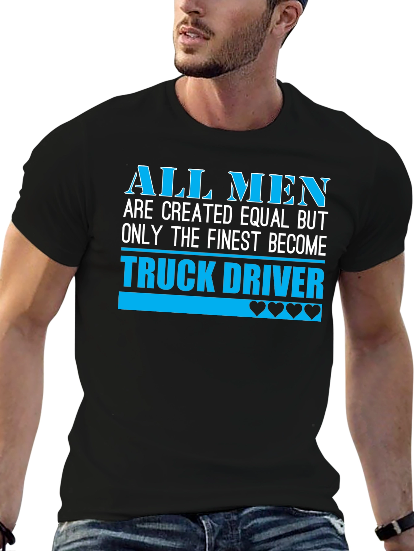 Finest Truck Driver T-Shirt - Mens Graphic Tee
