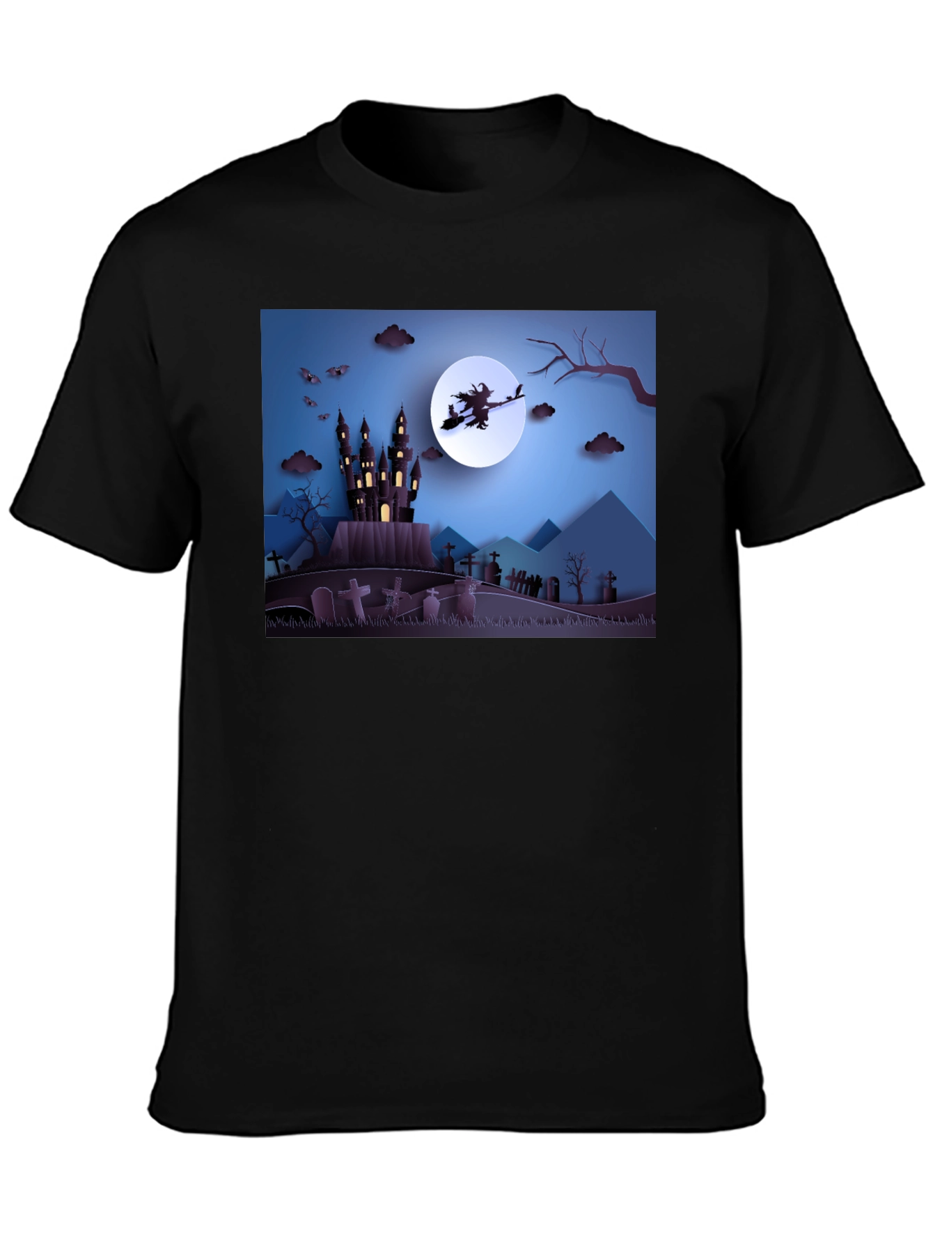 Halloween Witch Castle T-Shirt