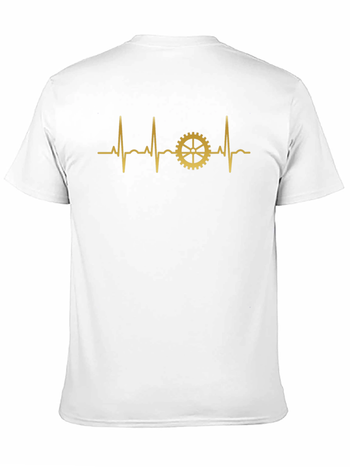 Steampunk Heartbeat T-Shirt - Gear Design