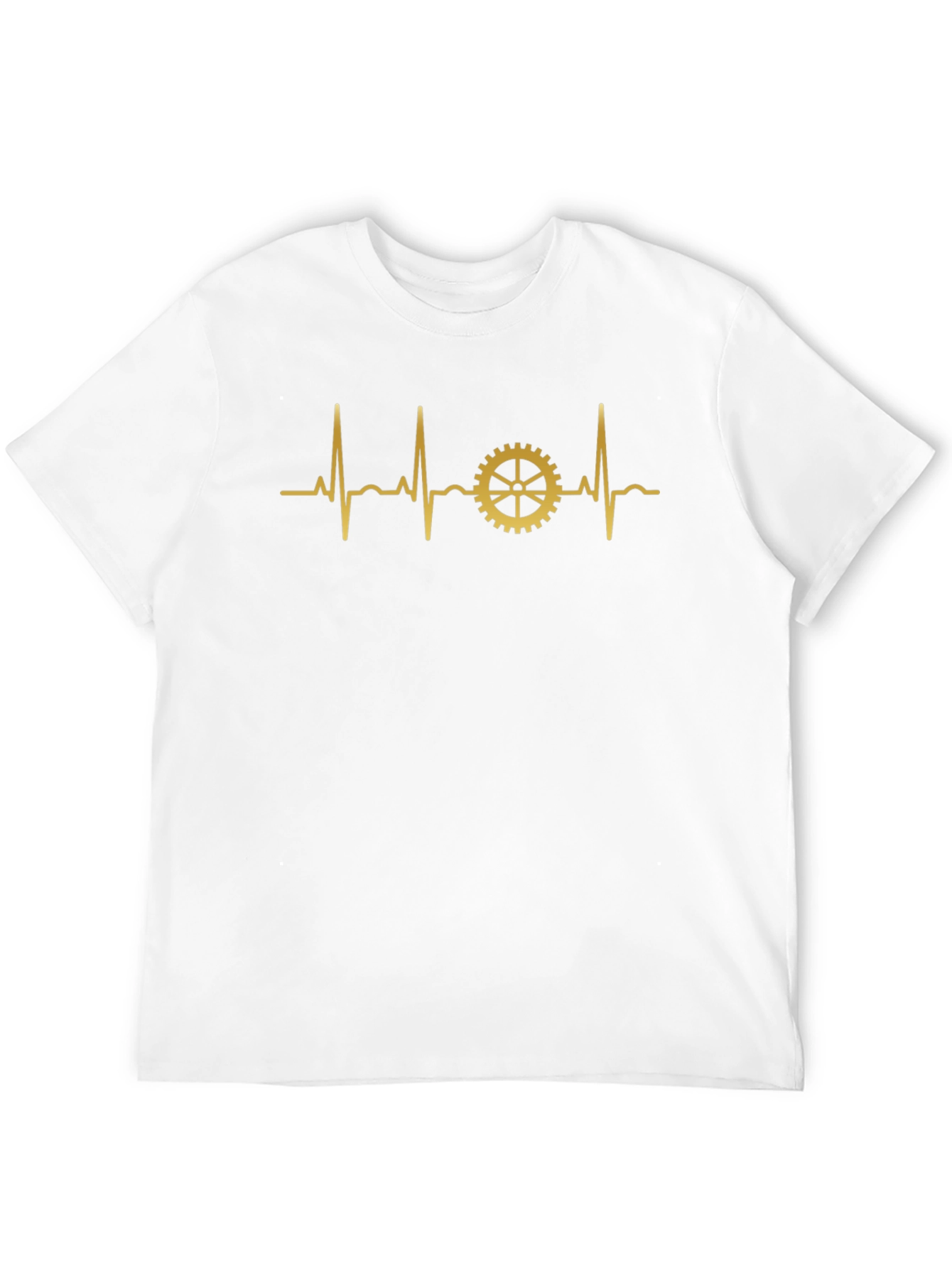 Steampunk Heartbeat T-Shirt - Gear Design