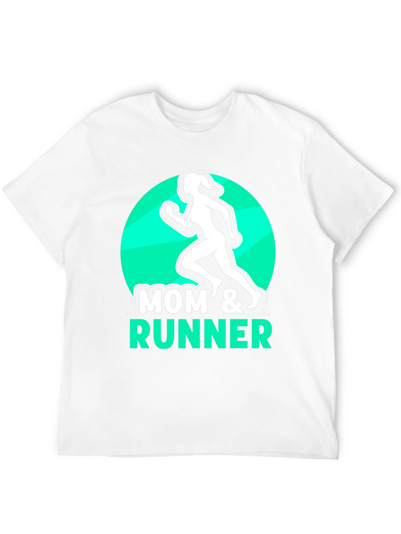 Mom & Runner Black T-Shirt
