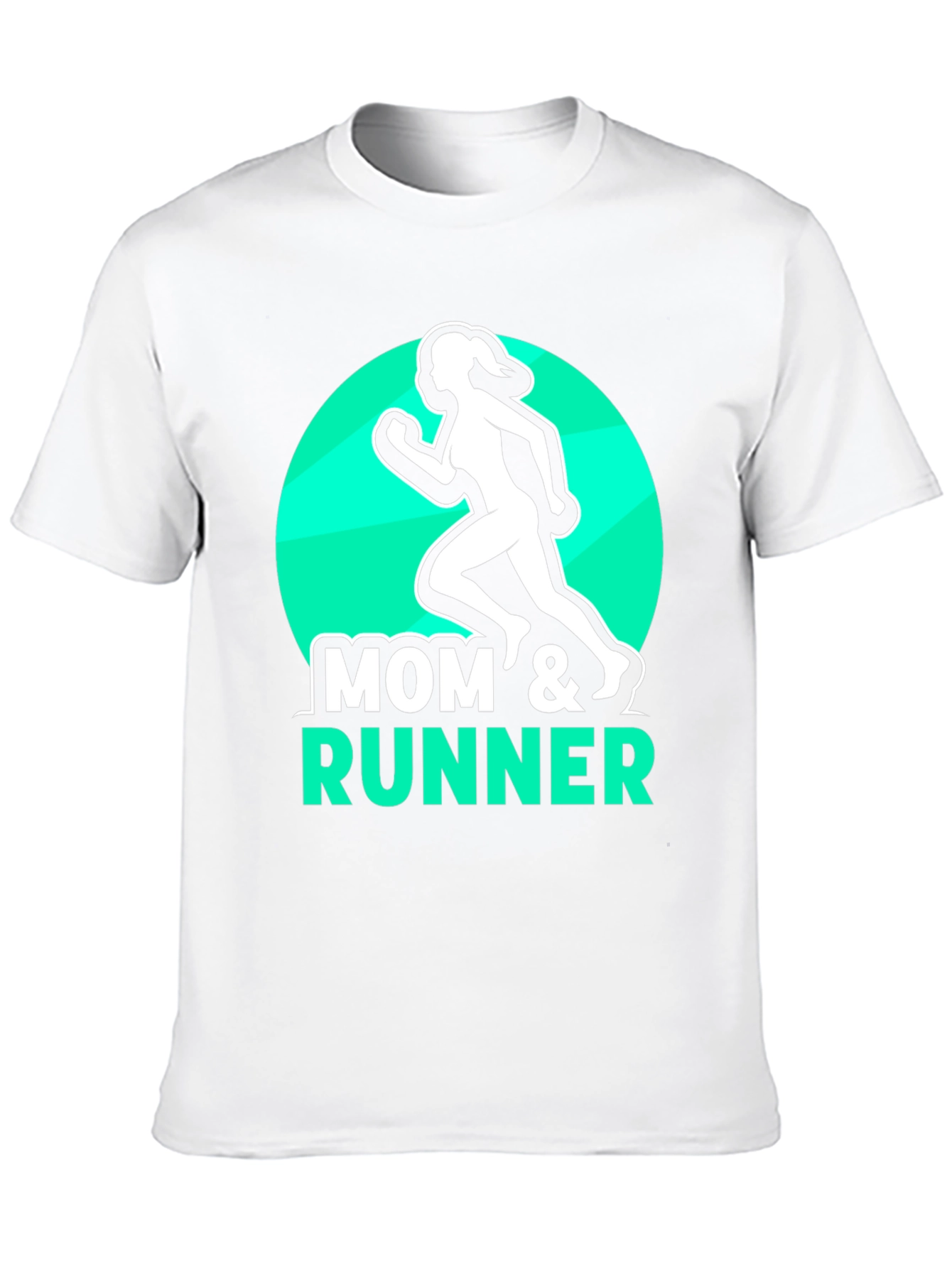 Mom & Runner Black T-Shirt