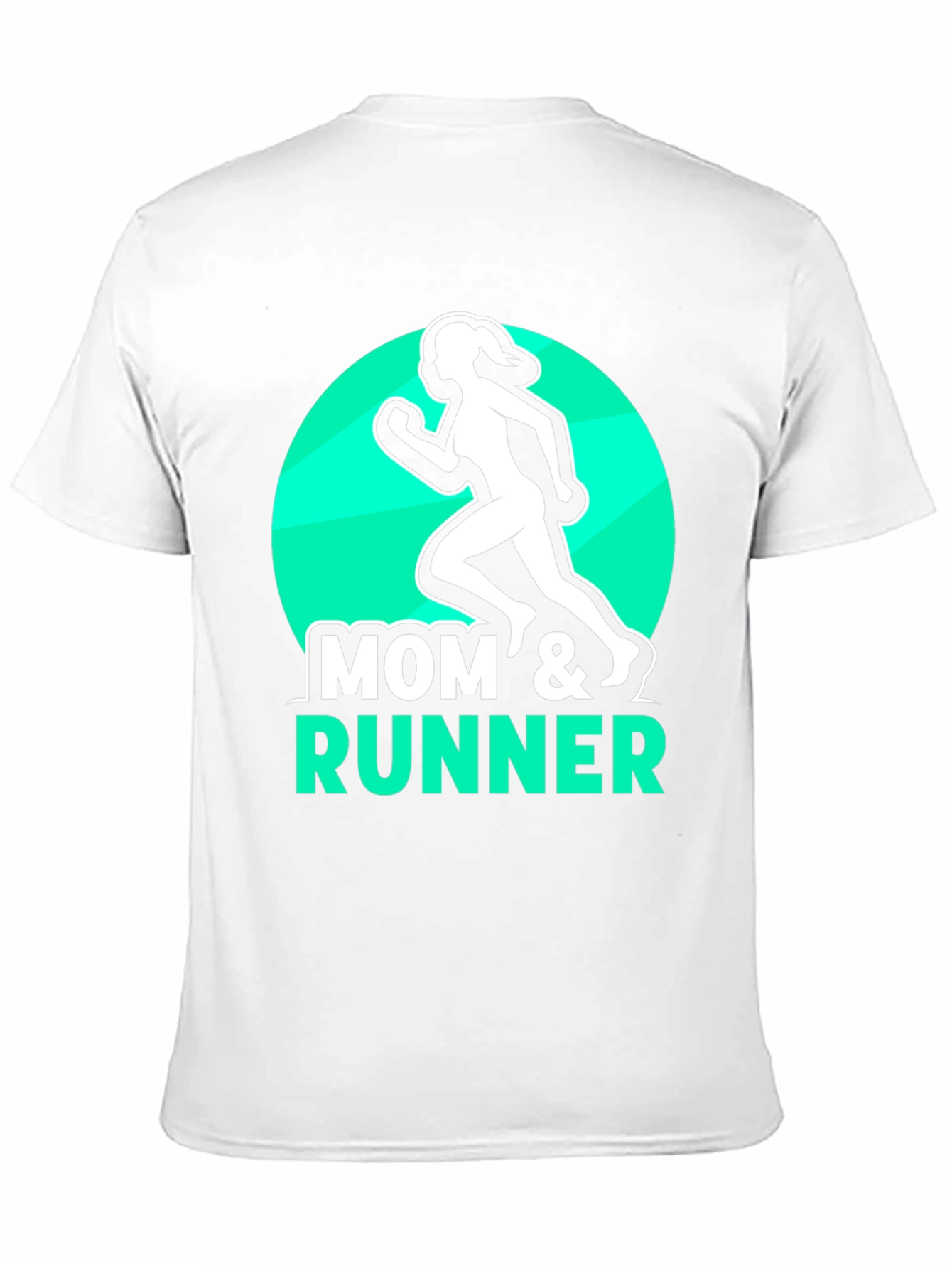 Mom & Runner Black T-Shirt