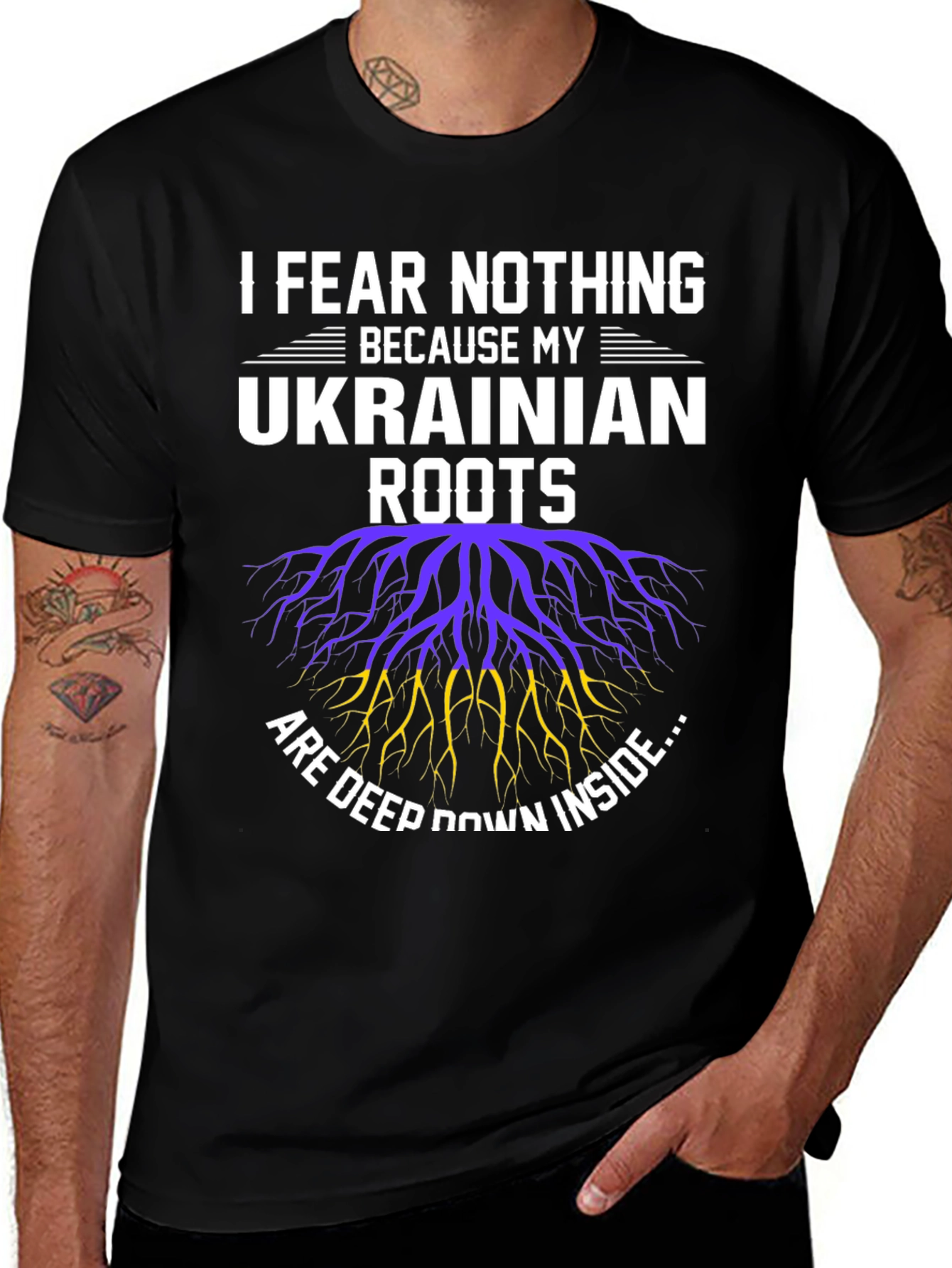 Ukrainian Roots T-Shirt - I Fear Nothing Tee