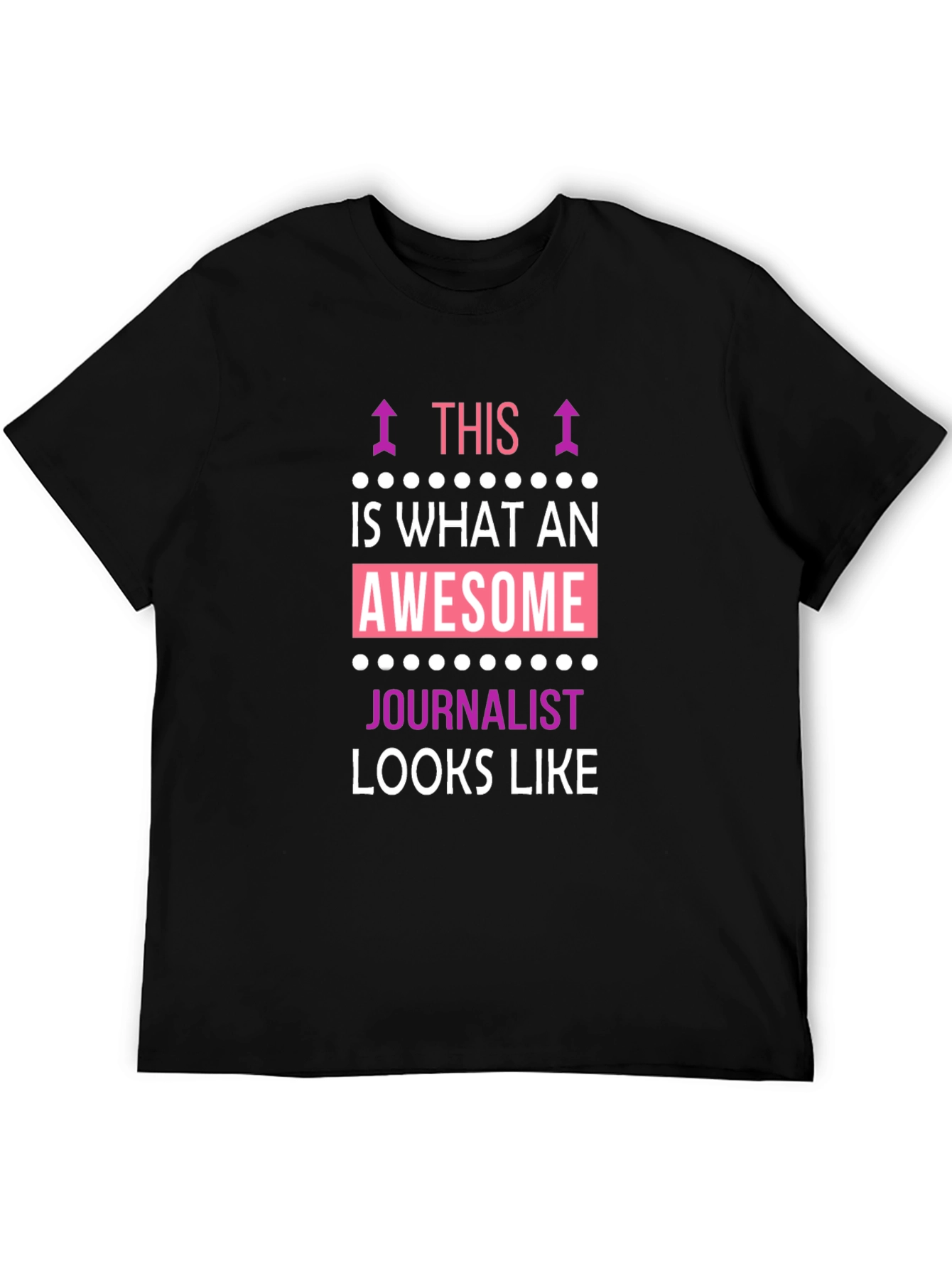Awesome Journalist T-Shirt - Black Graphic Tee