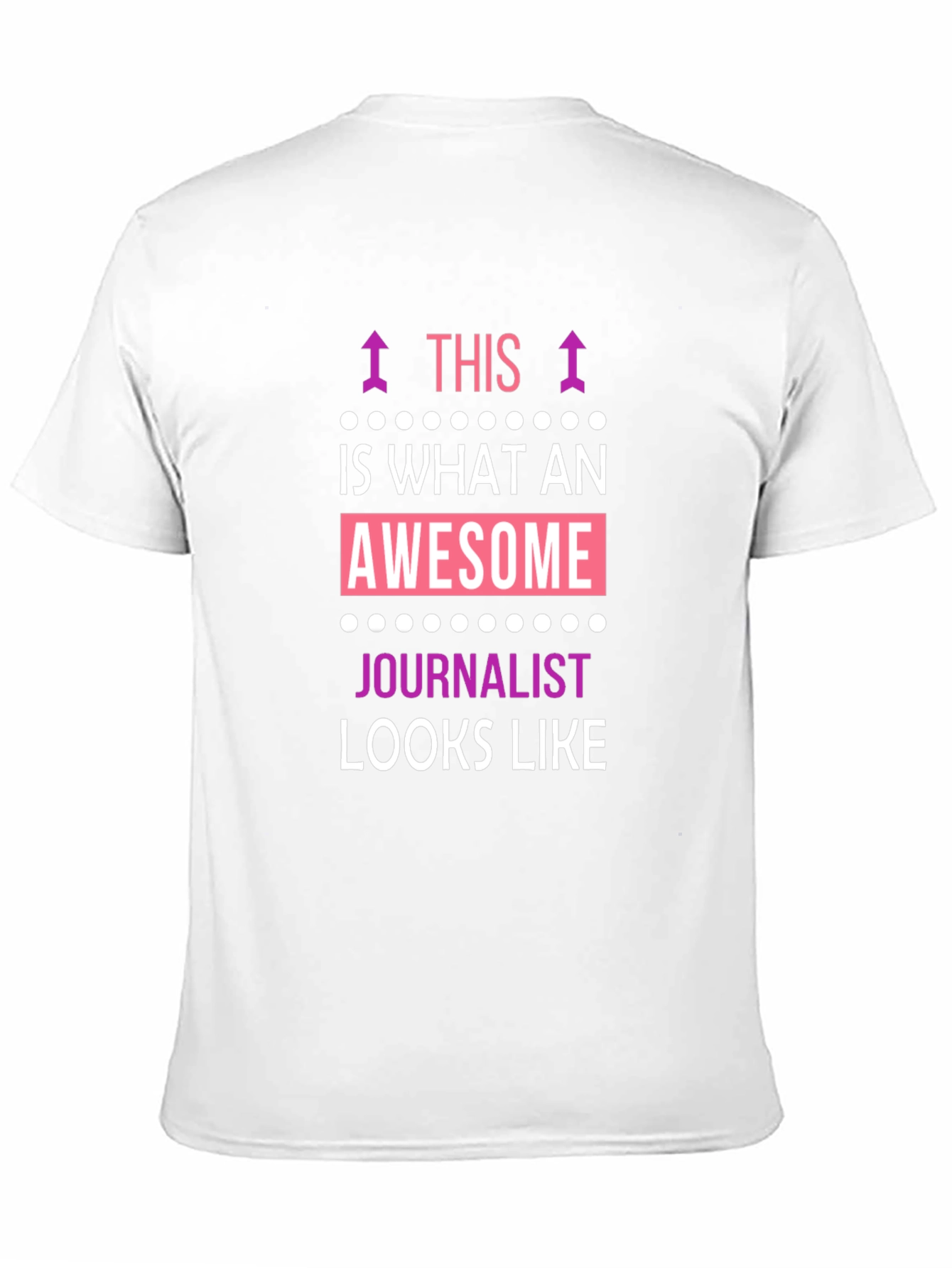 Awesome Journalist T-Shirt - Black Graphic Tee