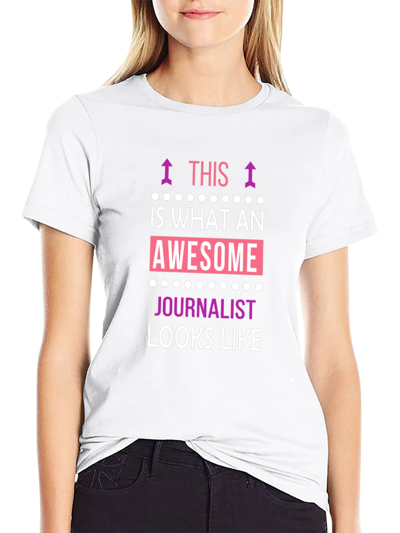 Awesome Journalist T-Shirt - Black Graphic Tee