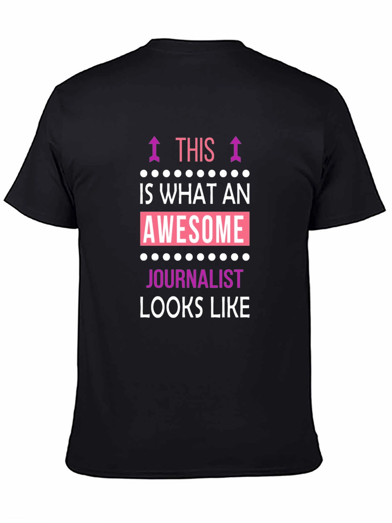 Awesome Journalist T-Shirt - Black Graphic Tee