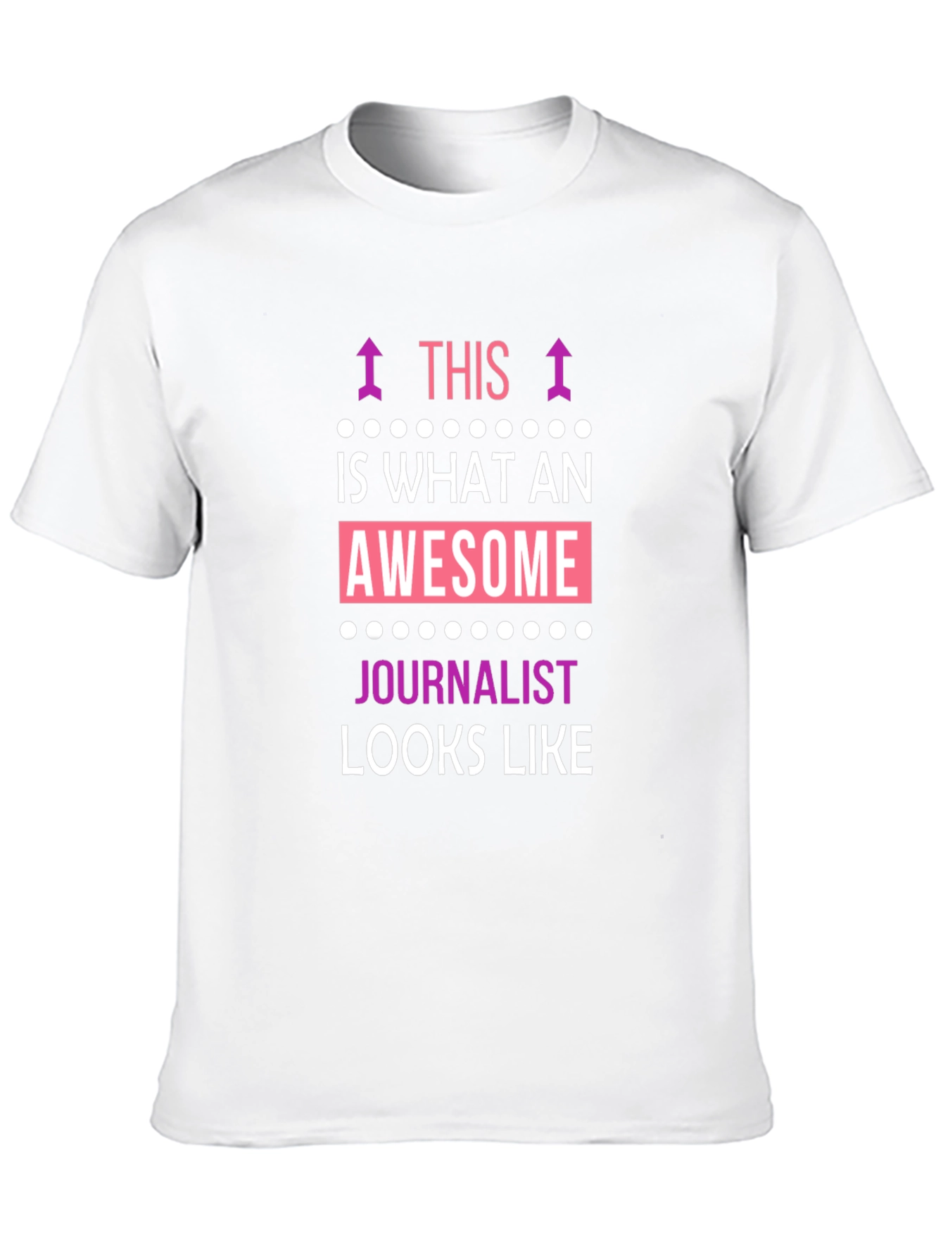 Awesome Journalist T-Shirt - Black Graphic Tee
