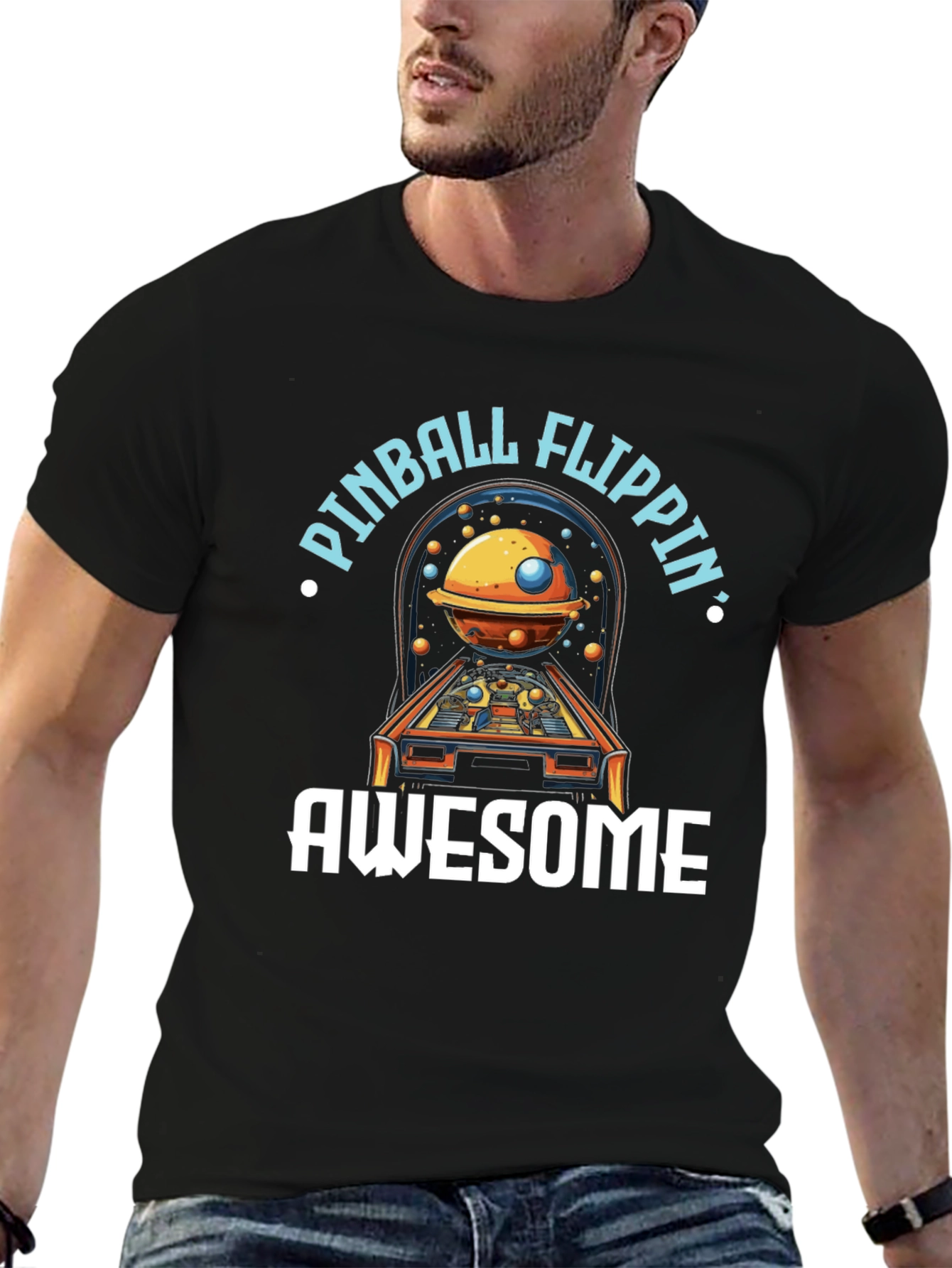 Pinball Flippin Awesome Graphic Tee