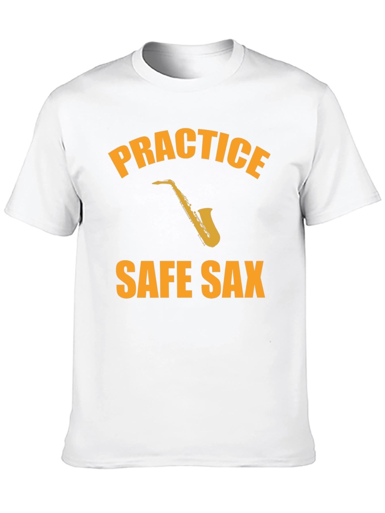 Practice Safe Sax Black T-Shirt