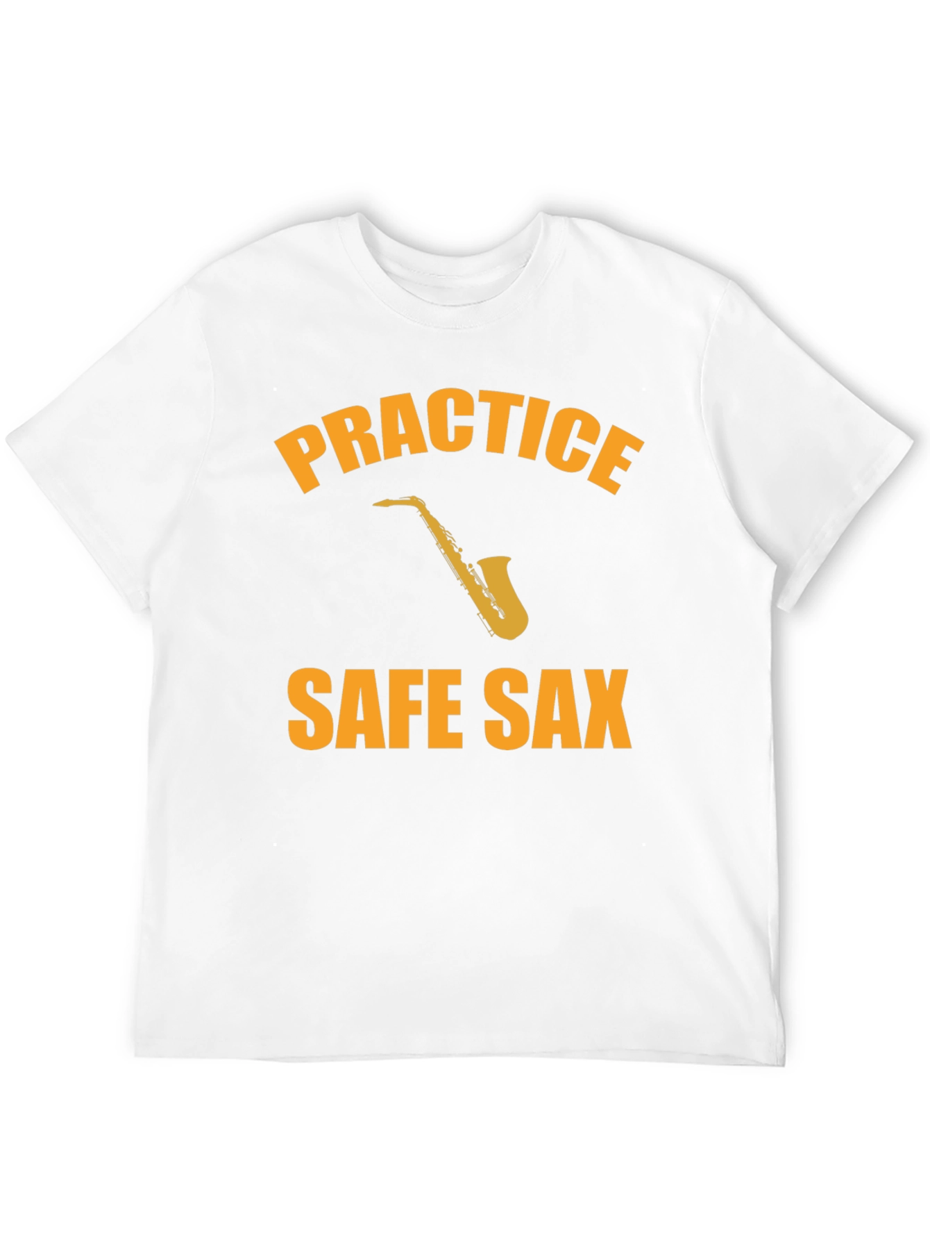 Practice Safe Sax Black T-Shirt