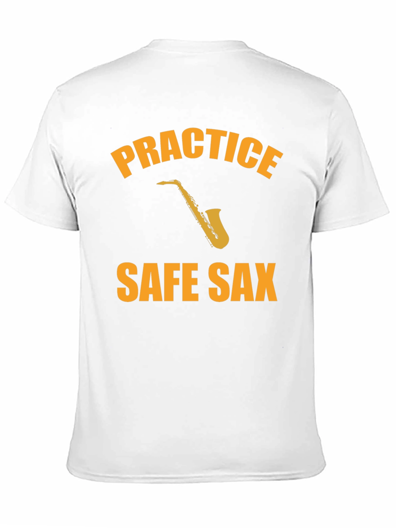 Practice Safe Sax Black T-Shirt