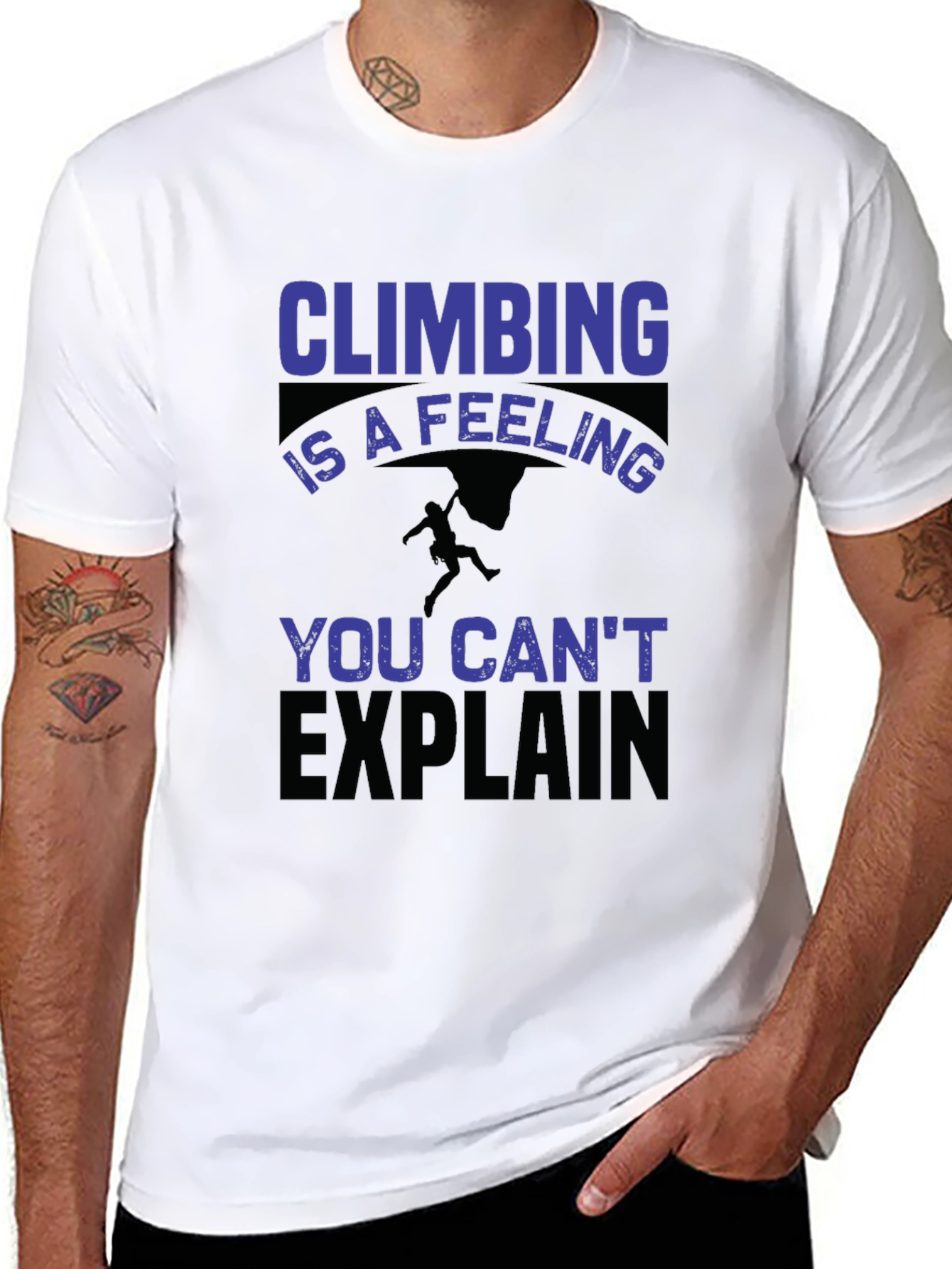 Climbing Is a Feeling Graphic Tee