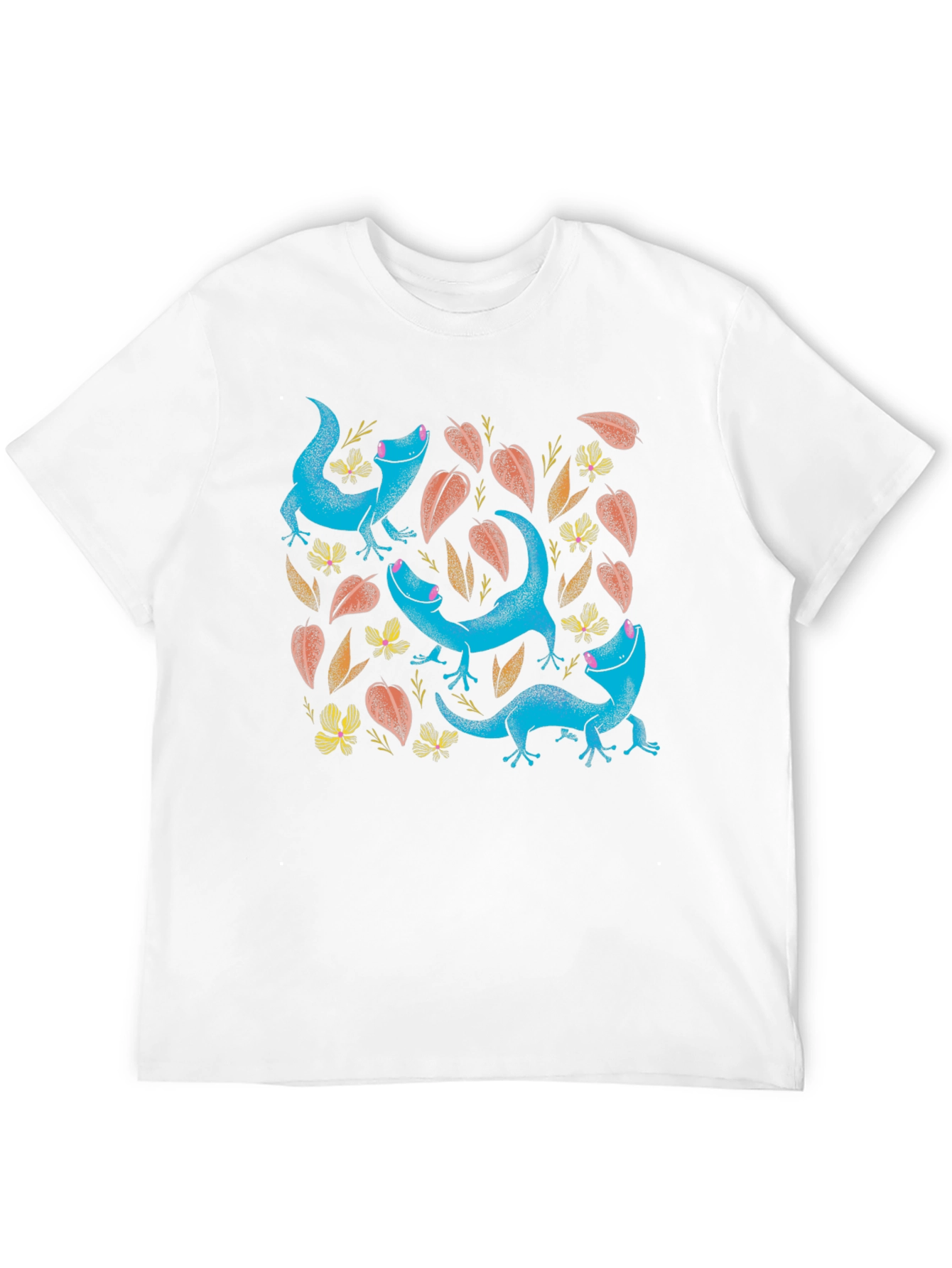 Lizard Print Black T-Shirt