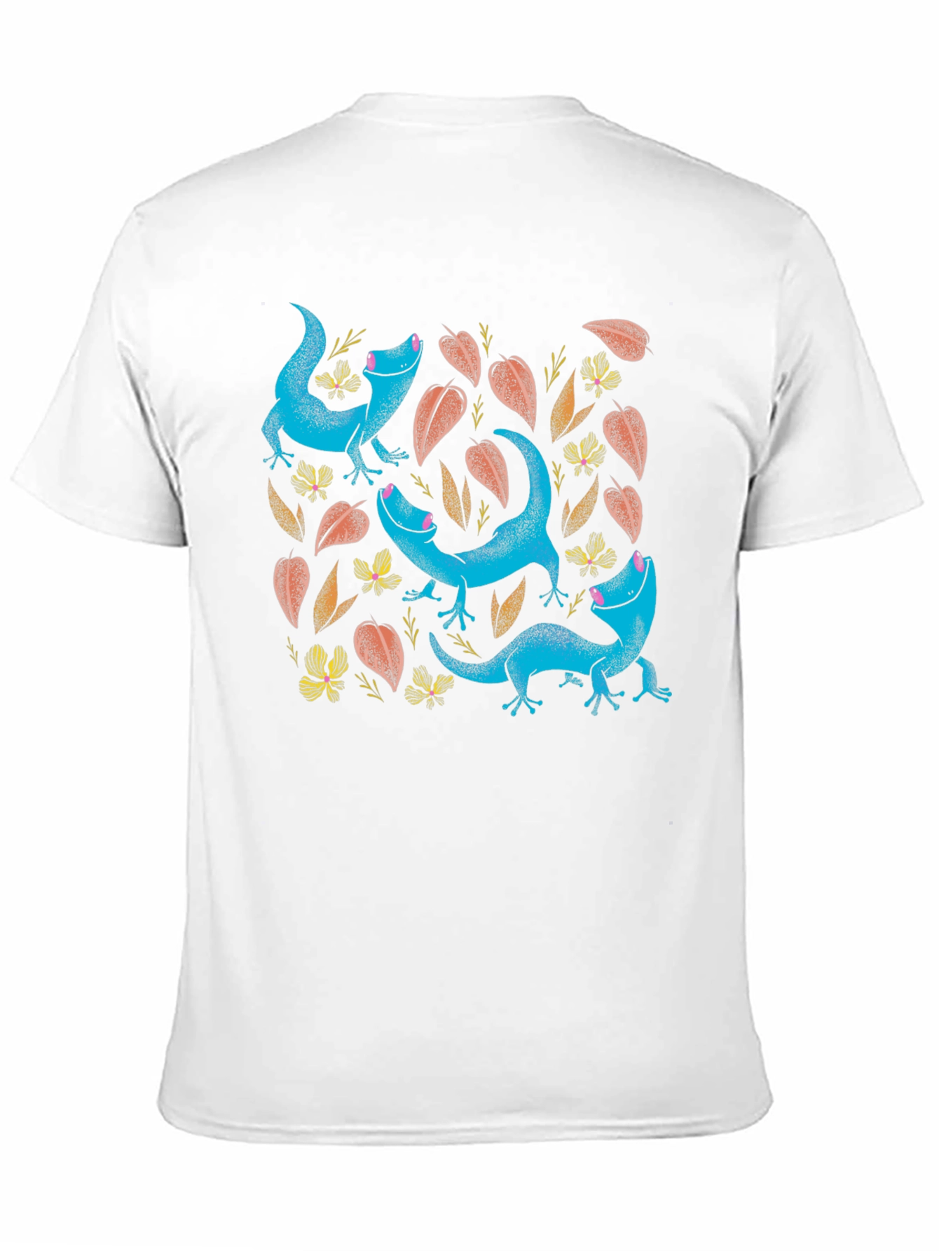 Lizard Print Black T-Shirt