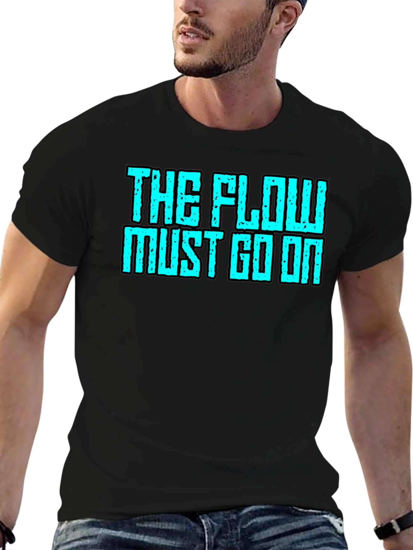 The Flow Must Go On Graphic Tee