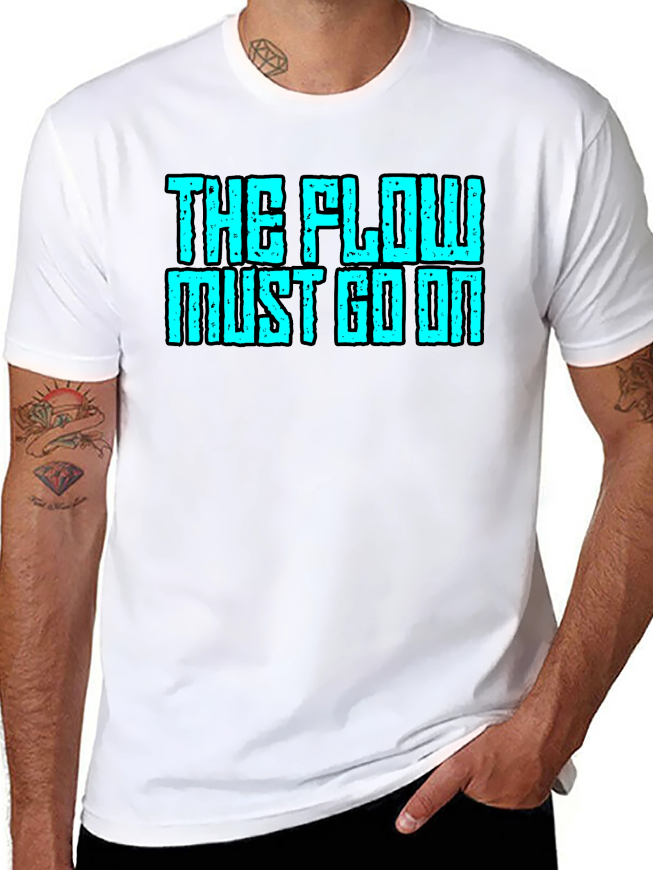 The Flow Must Go On Graphic Tee