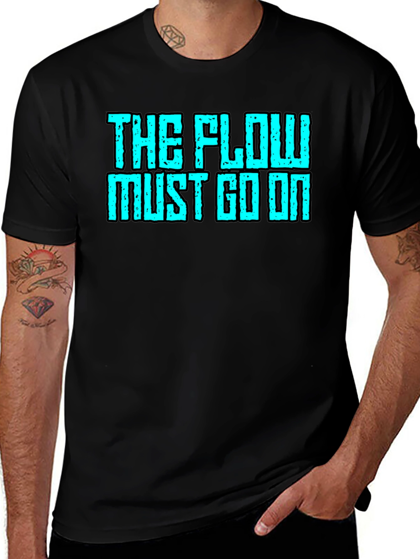 The Flow Must Go On Graphic Tee
