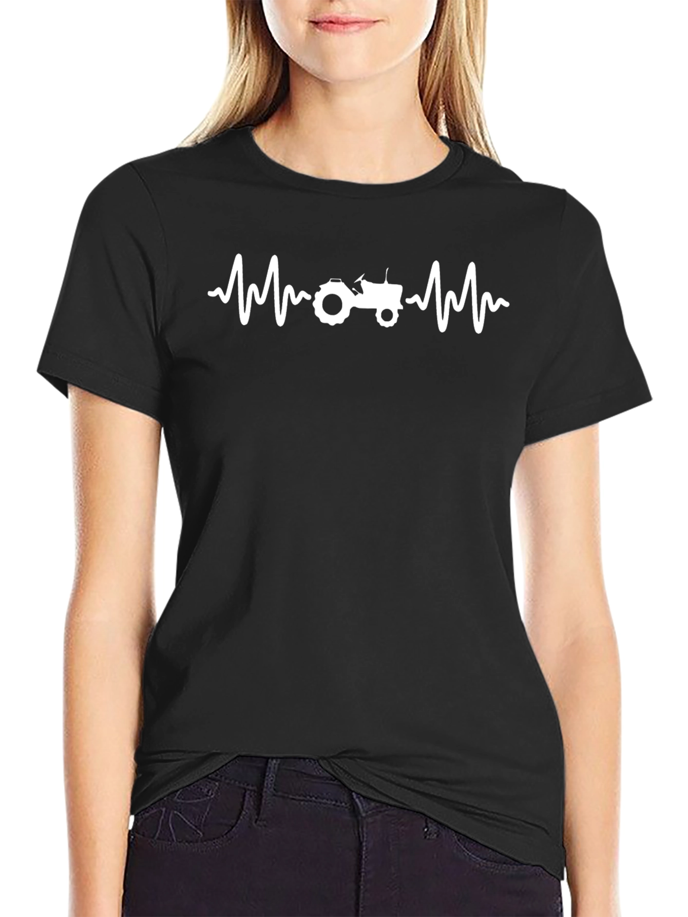 Tractor Heartbeat T-Shirt - Farm Life Tee