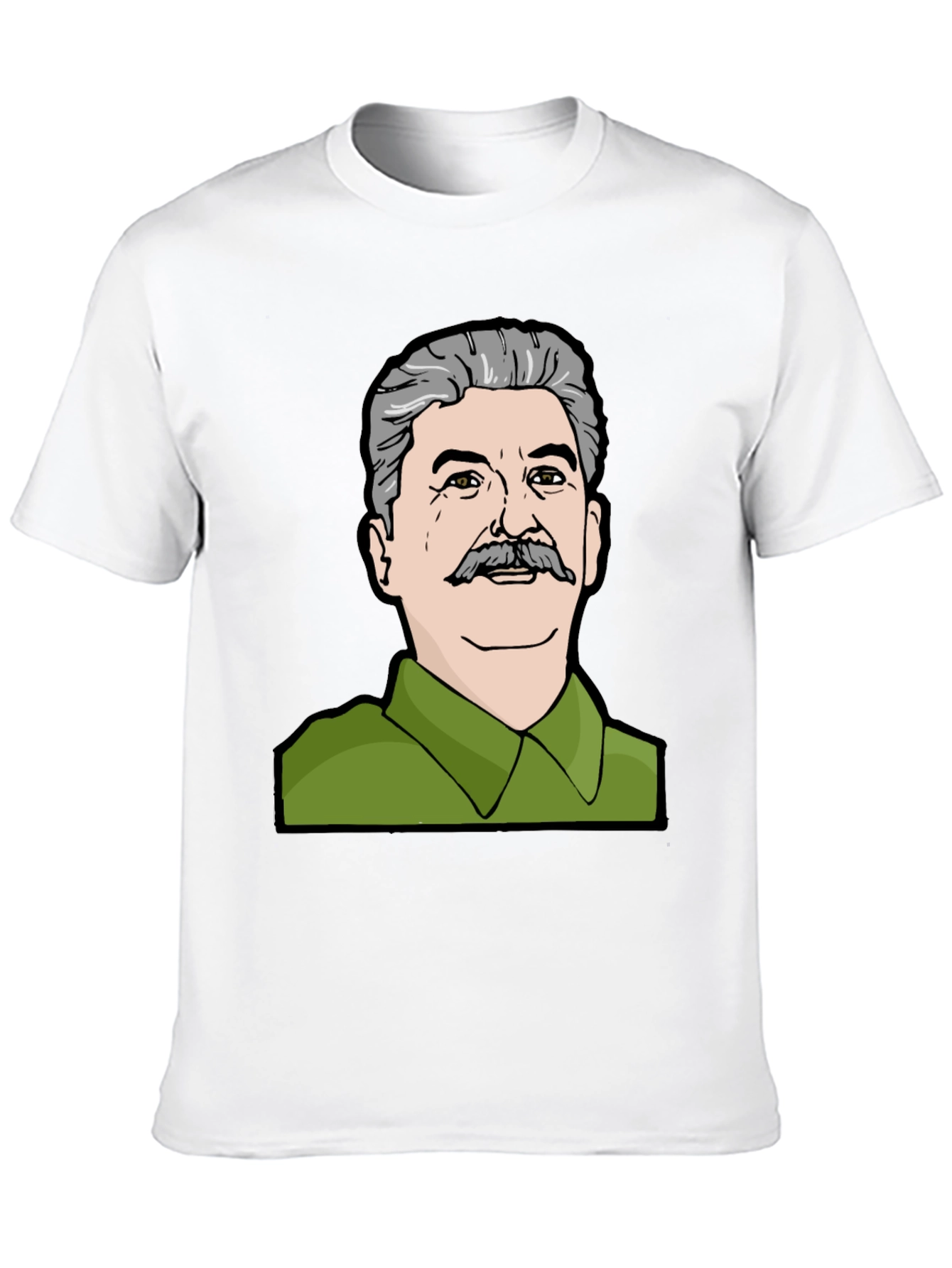Stalin Graphic Print Black T-Shirt