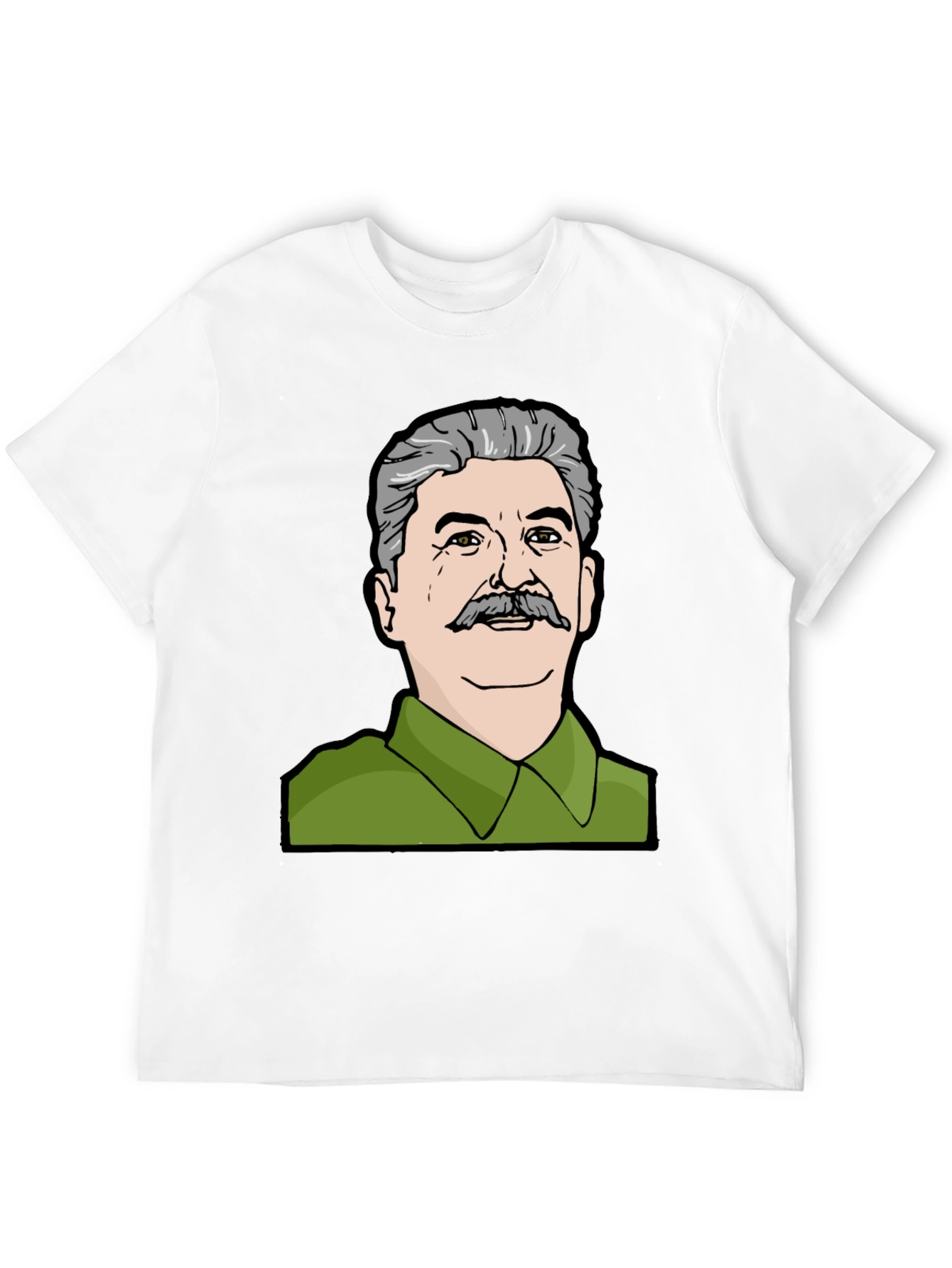 Stalin Graphic Print Black T-Shirt