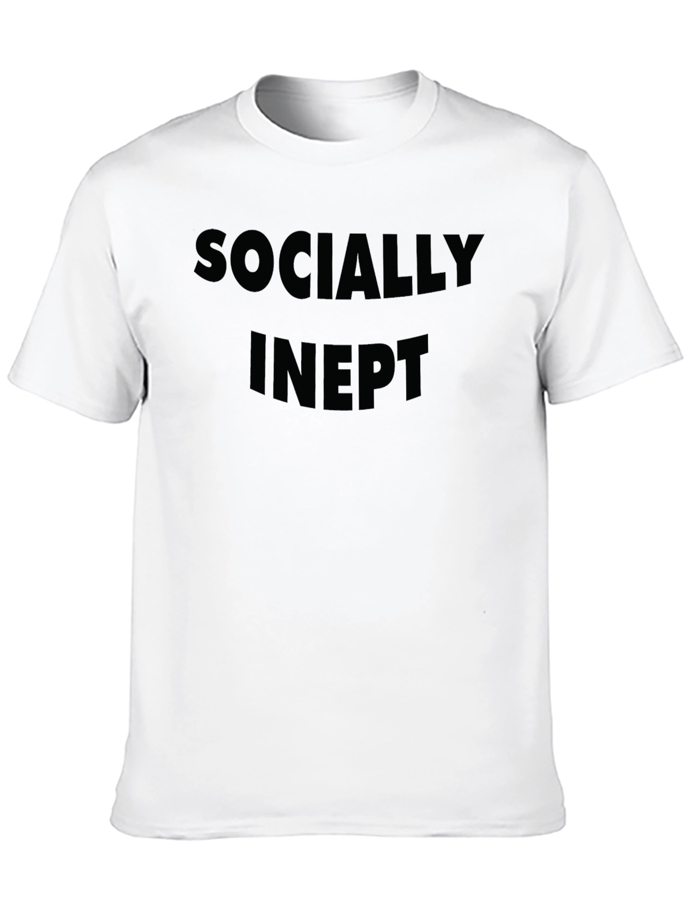 Socially Inept Graphic Tee - Mens Black T-Shirt