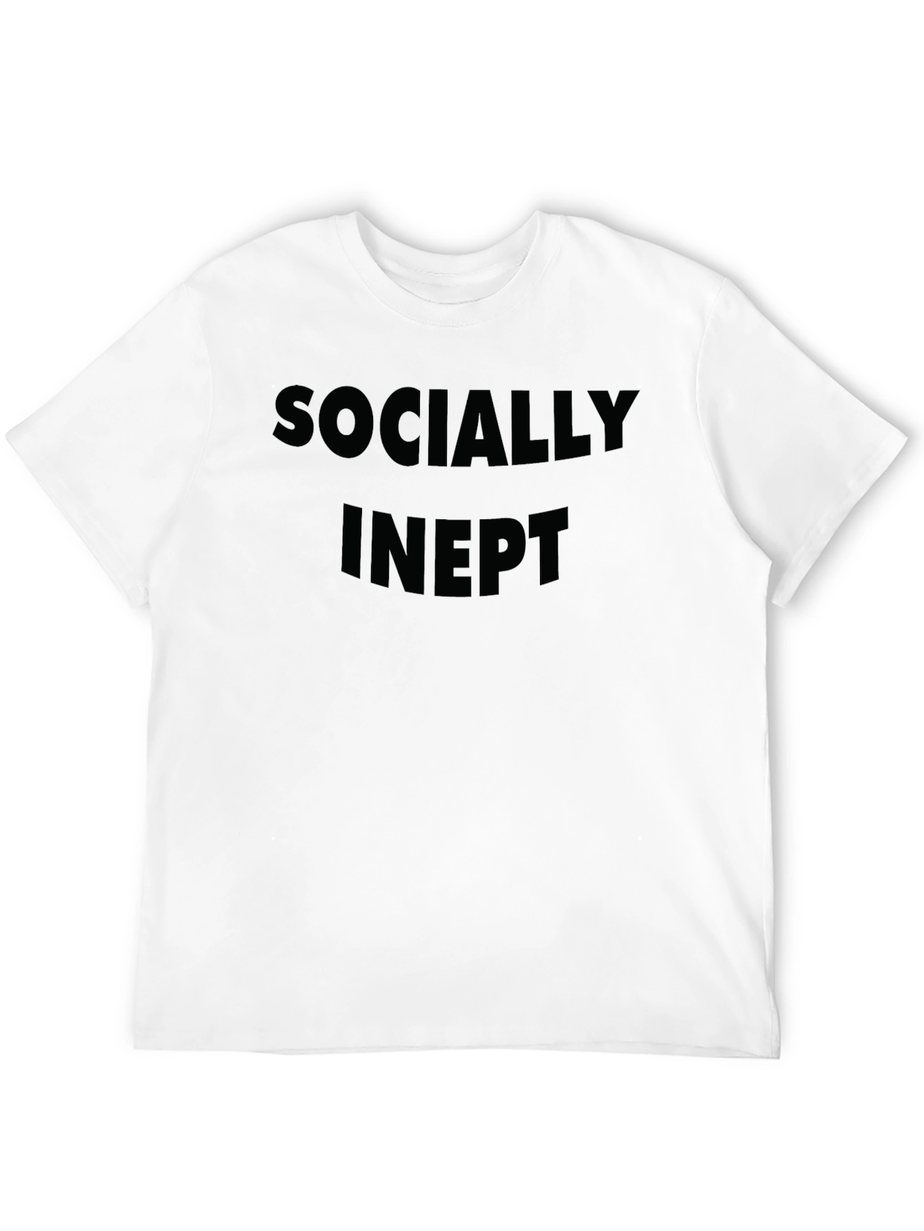 Socially Inept Graphic Tee - Mens Black T-Shirt