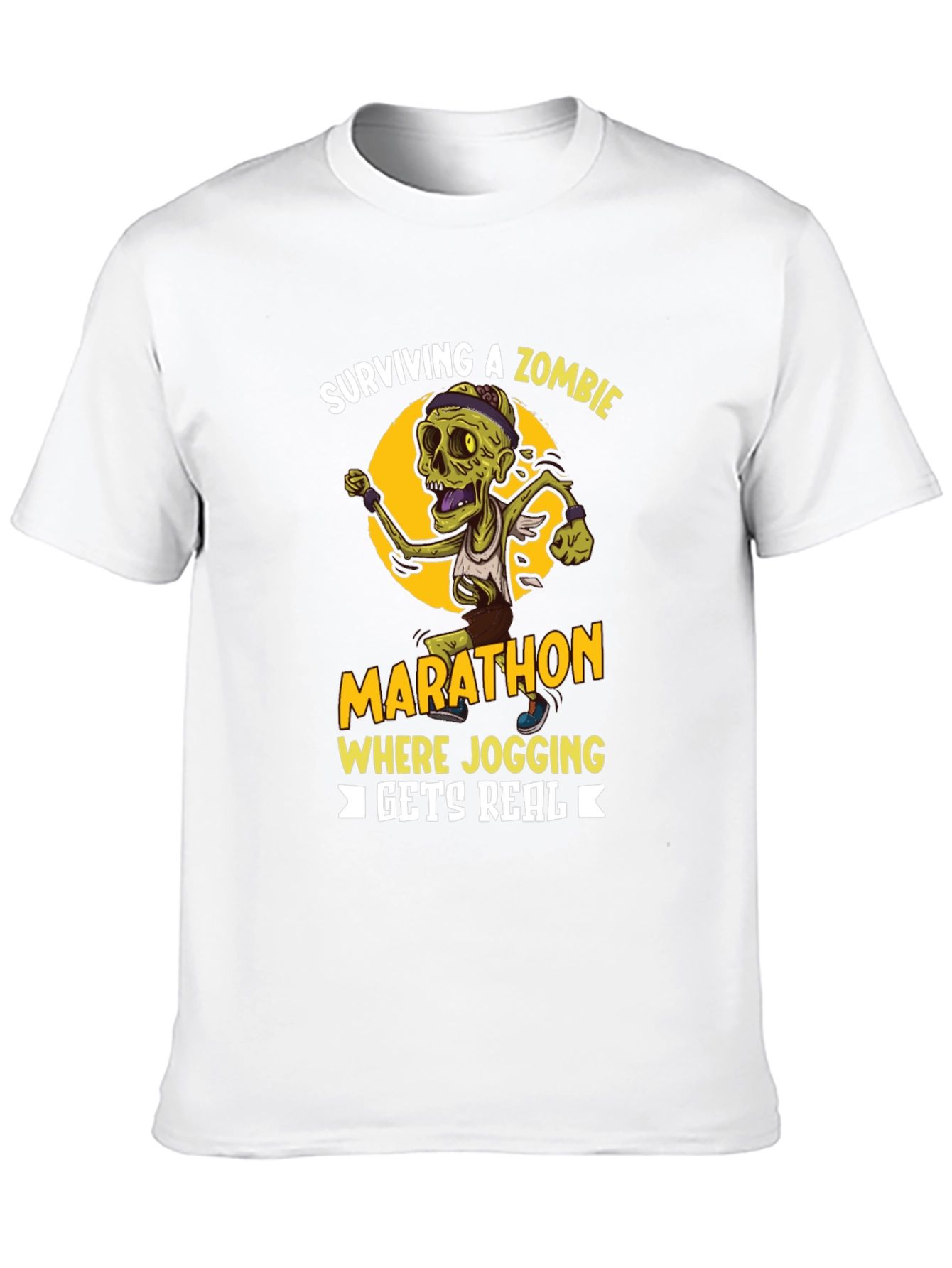 Zombie Marathon T-Shirt - Running Gets Real!