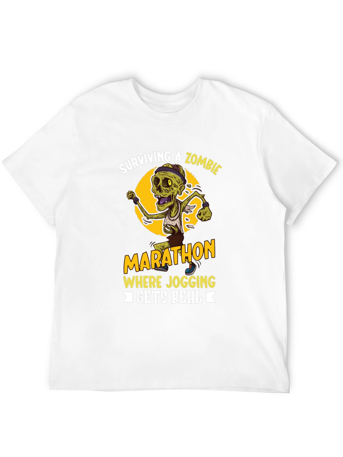 Zombie Marathon T-Shirt - Running Gets Real!
