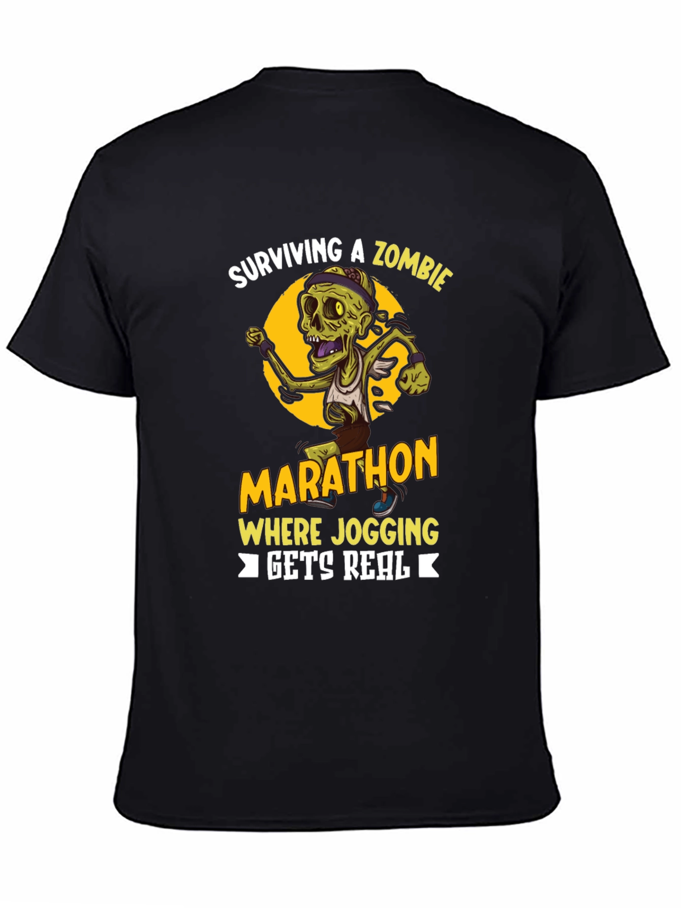 Zombie Marathon T-Shirt - Running Gets Real!