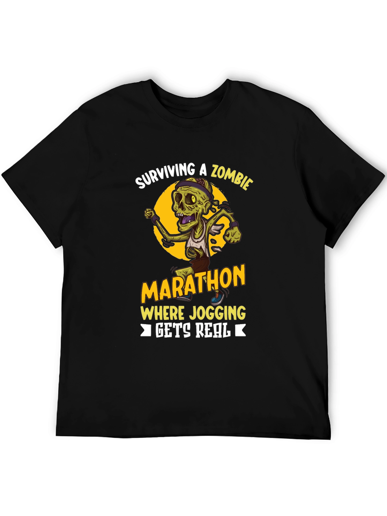 Zombie Marathon T-Shirt - Running Gets Real!