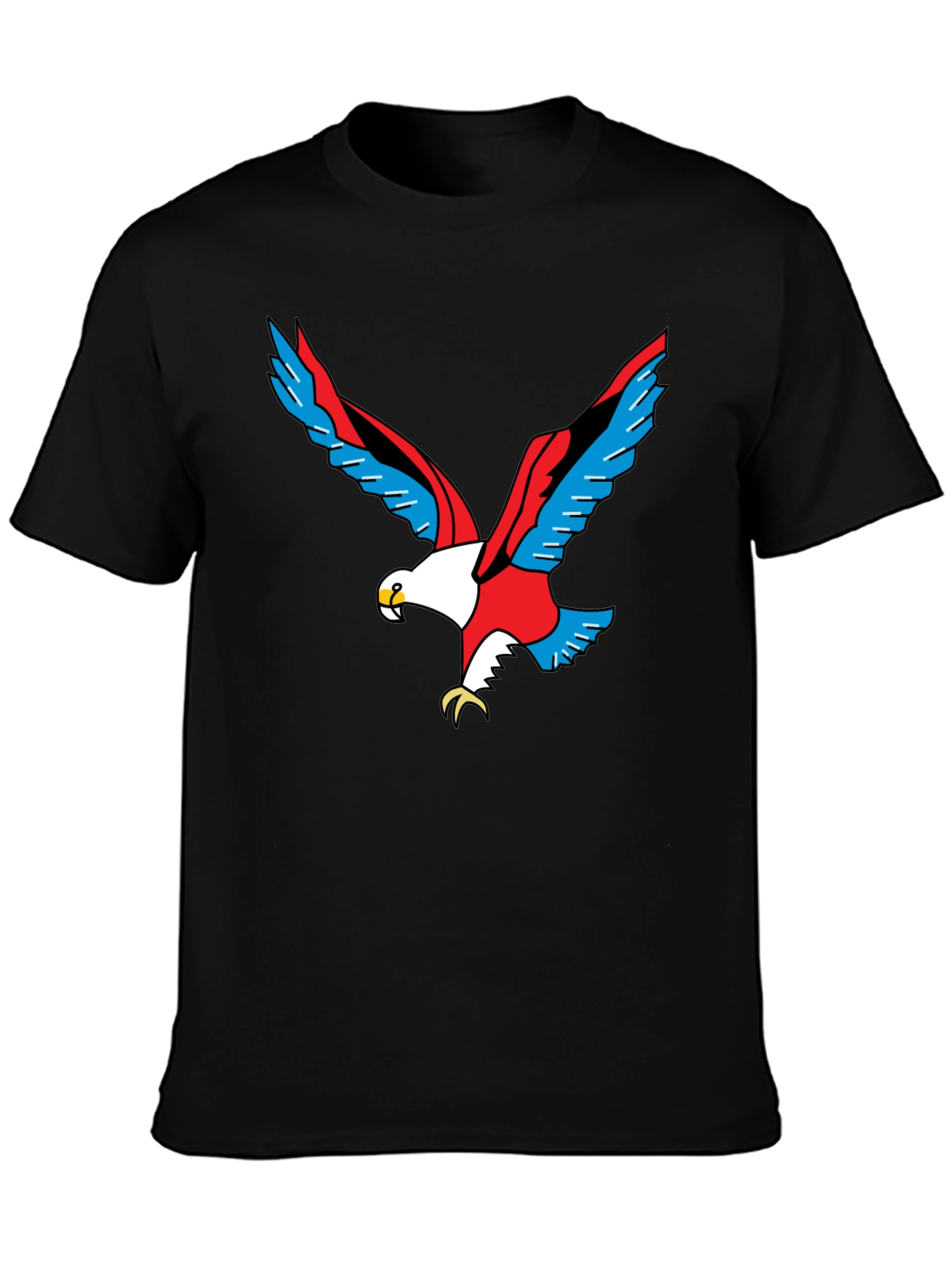 Bold Eagle Graphic Black T-Shirt
