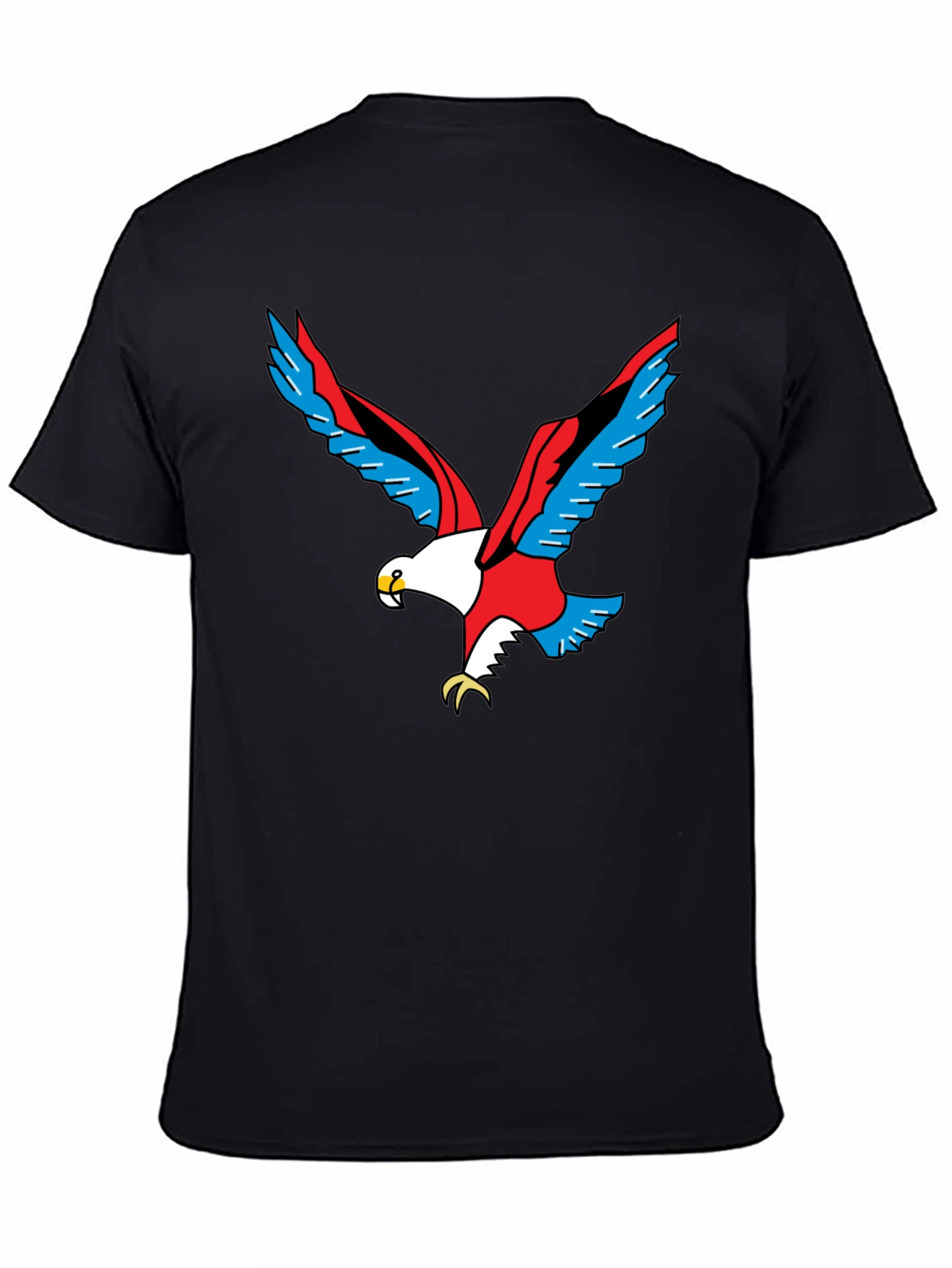 Bold Eagle Graphic Black T-Shirt