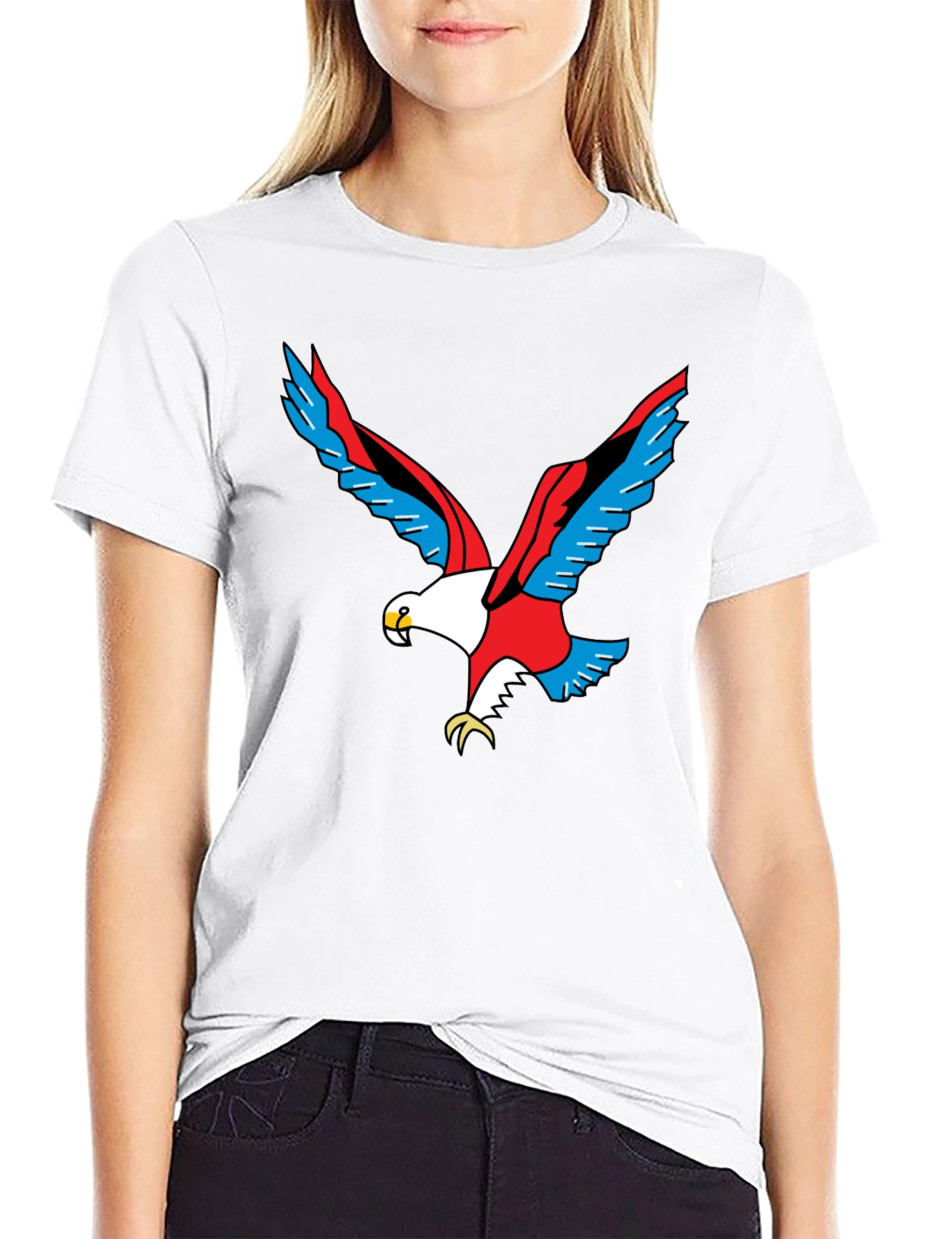 Bold Eagle Graphic Black T-Shirt