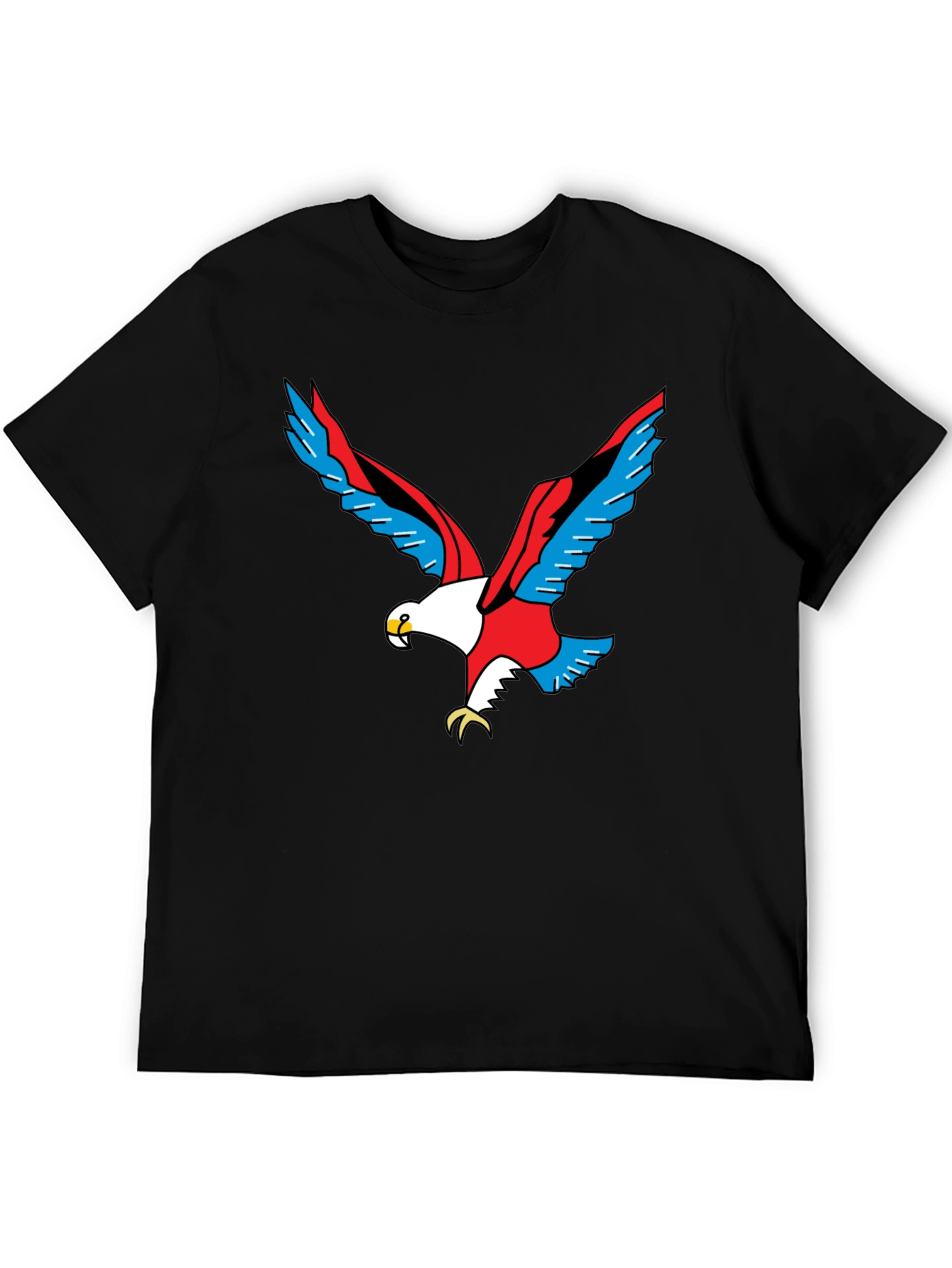 Bold Eagle Graphic Black T-Shirt