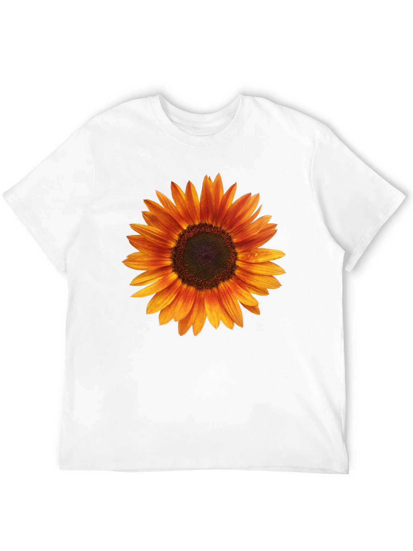 Sunflower Graphic Black T-Shirt for Men