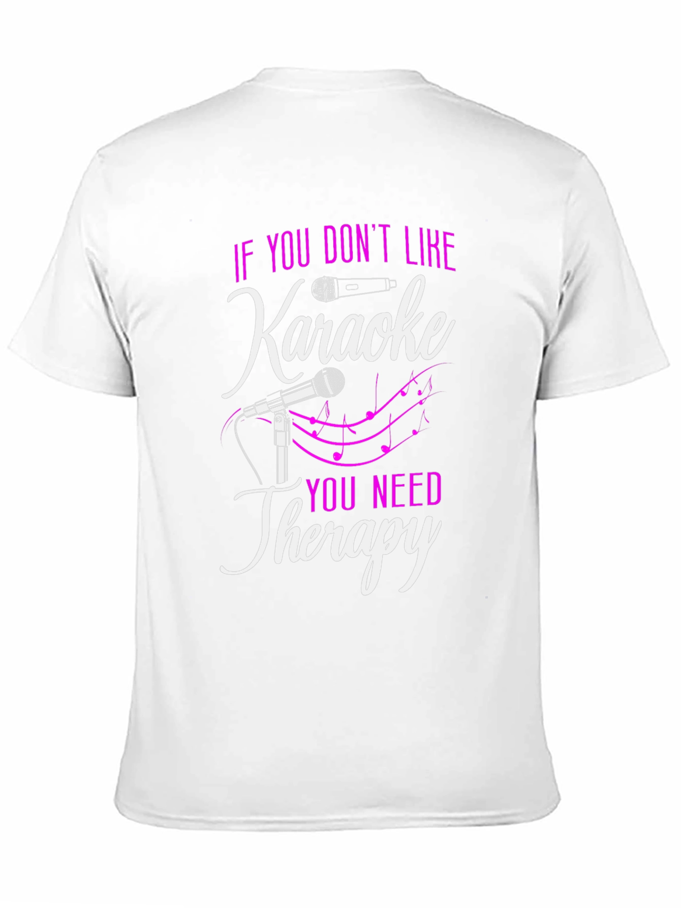 Karaoke Therapy Black T-Shirt