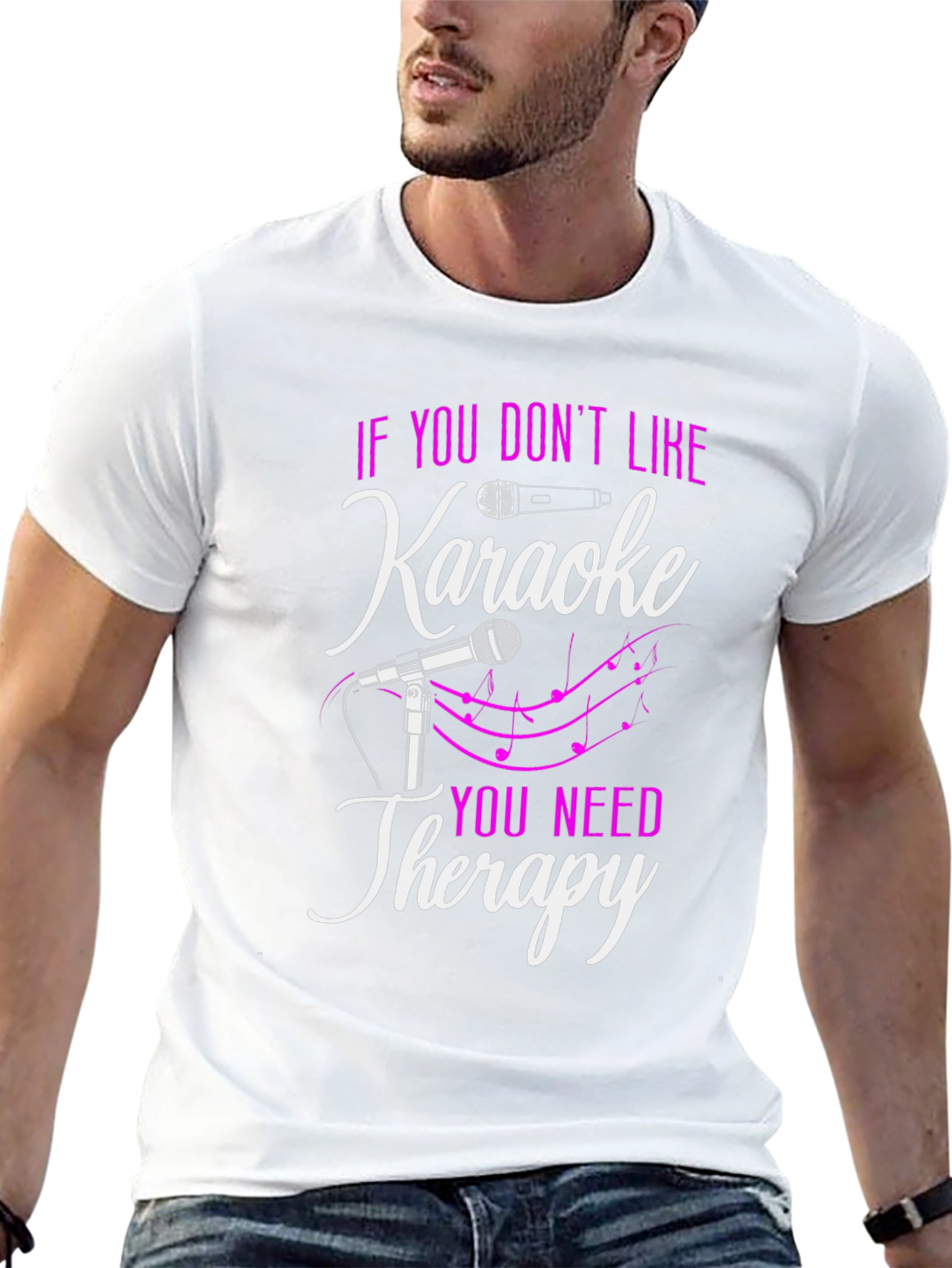 Karaoke Therapy Black T-Shirt