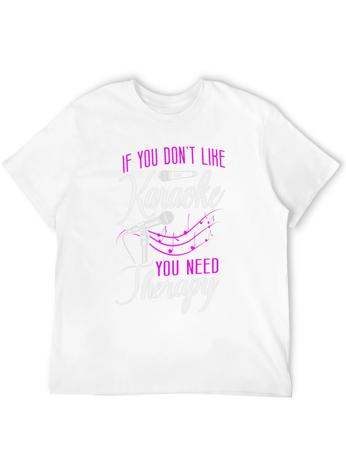 Karaoke Therapy Black T-Shirt
