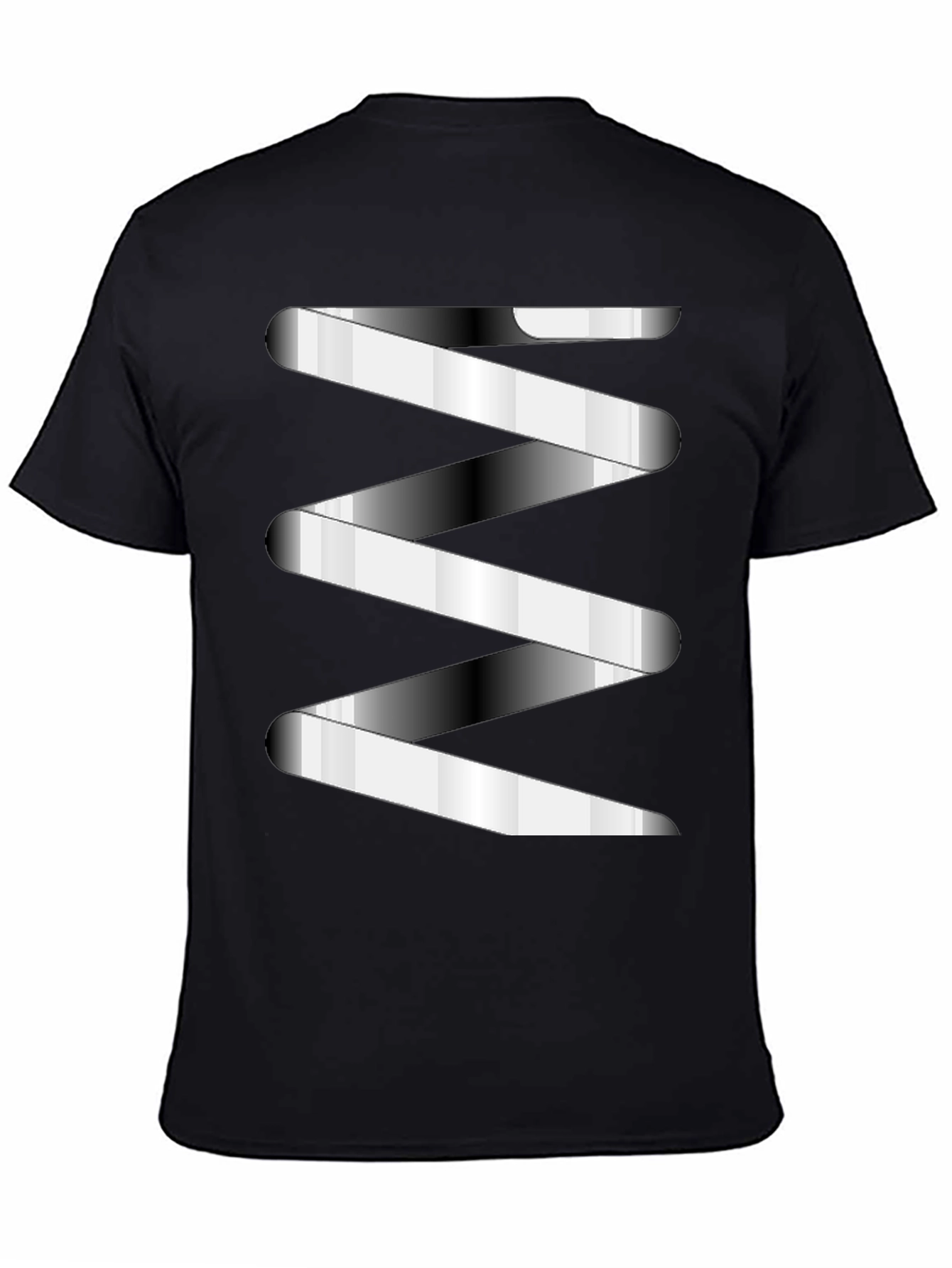Modern Striped Graphic Tee