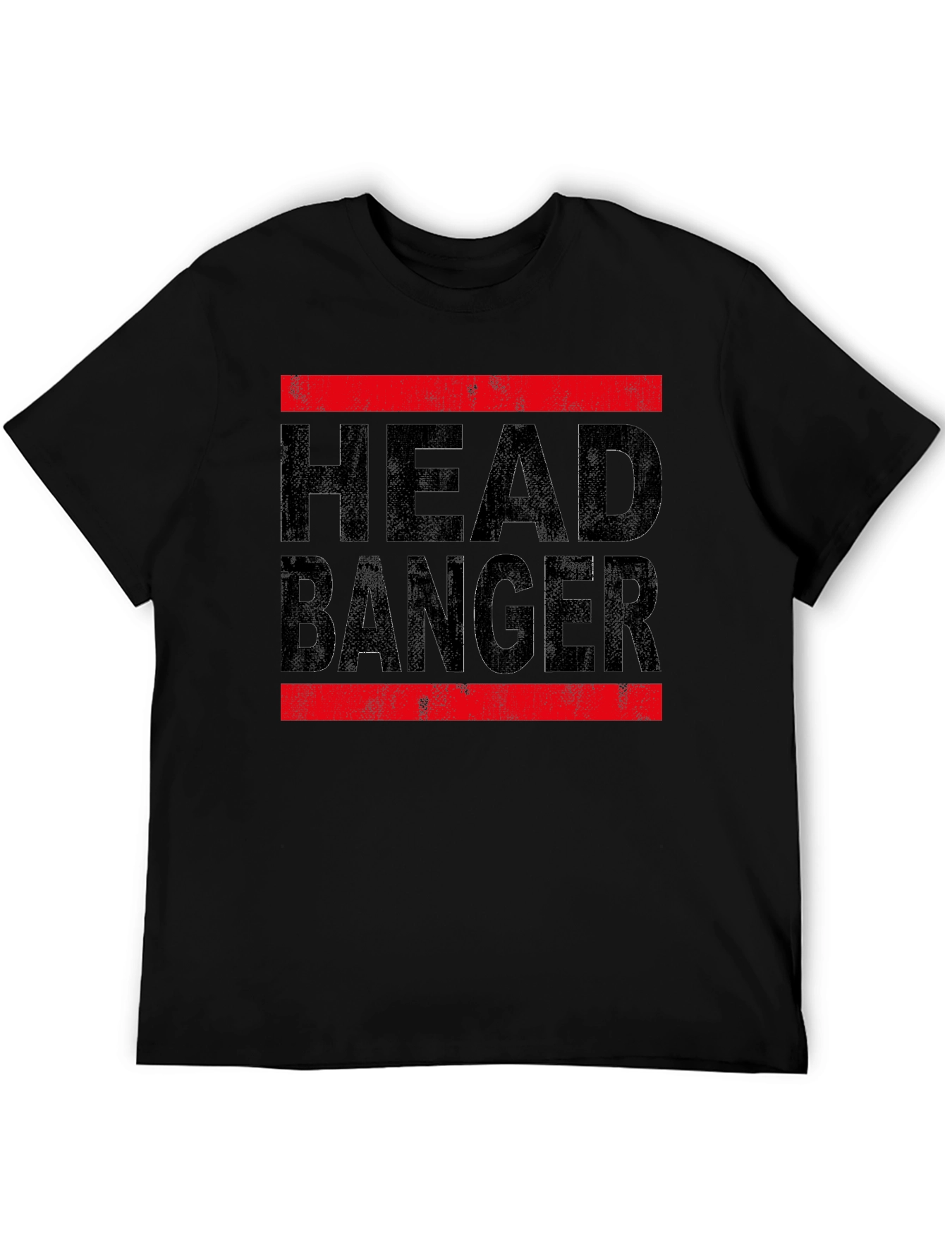 Headbanger Graphic Black Tee
