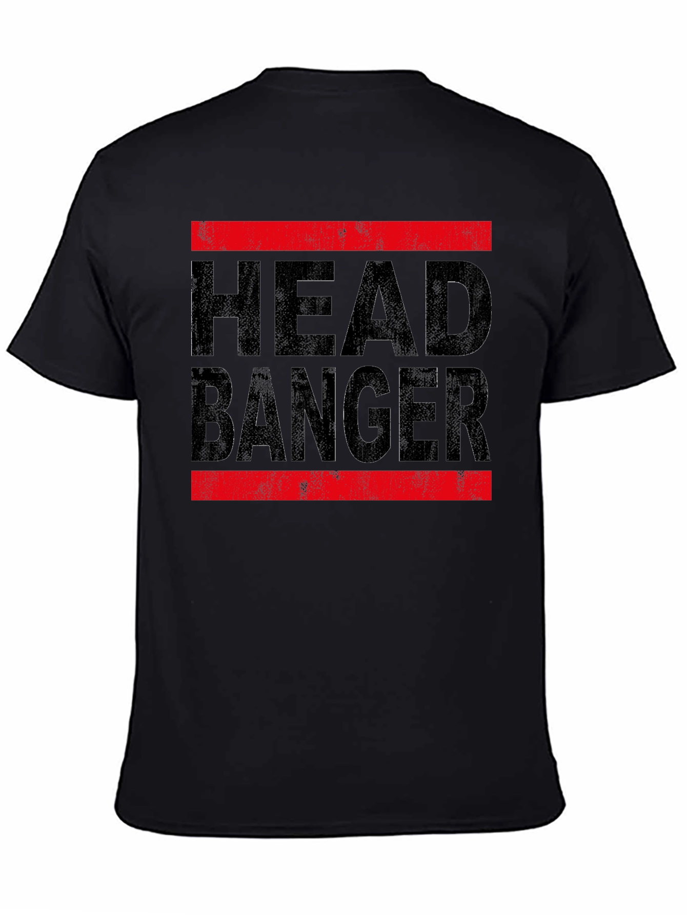 Headbanger Graphic Black Tee