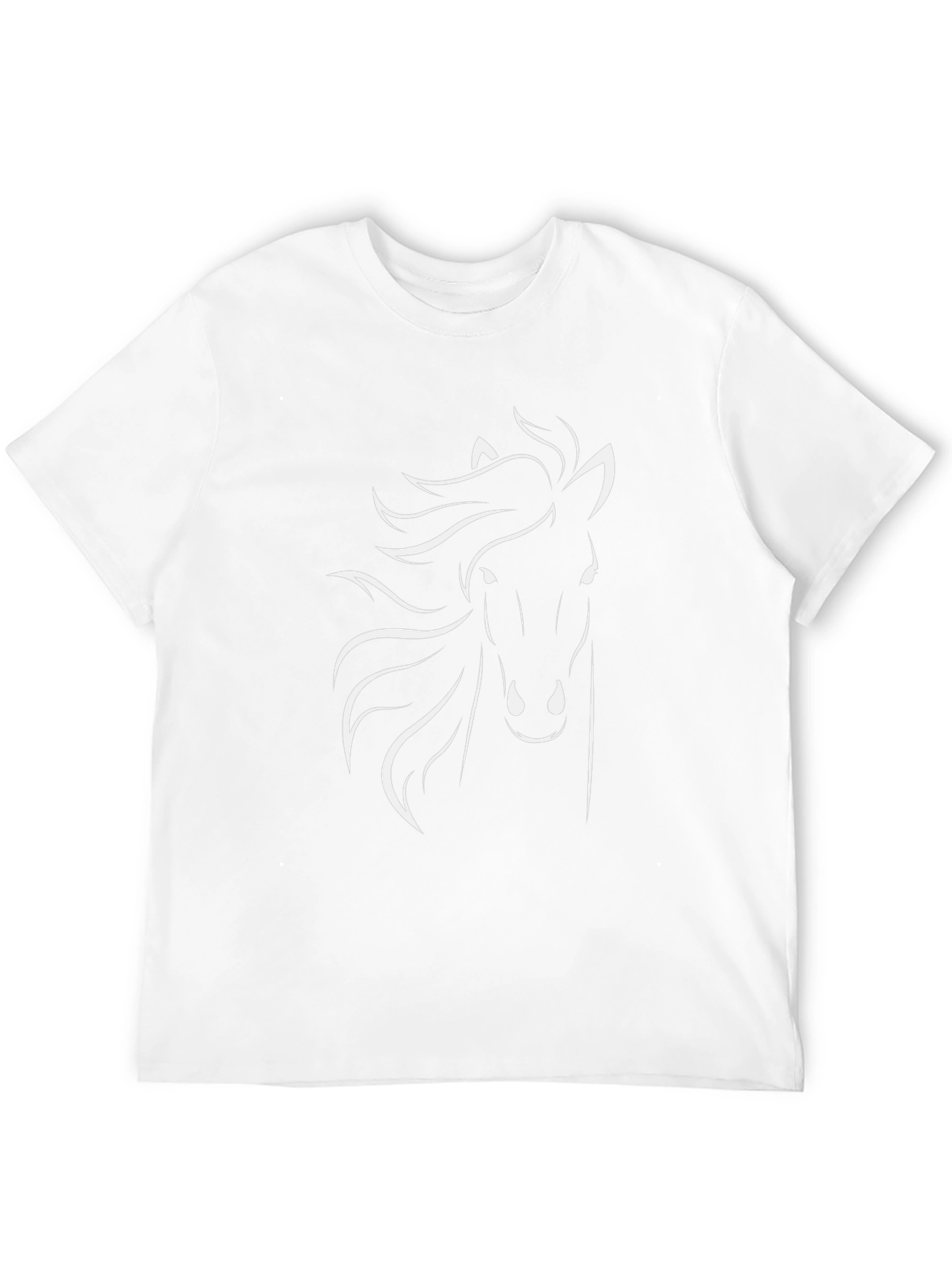 Horse Graphic Tee - Stylish Black T-Shirt